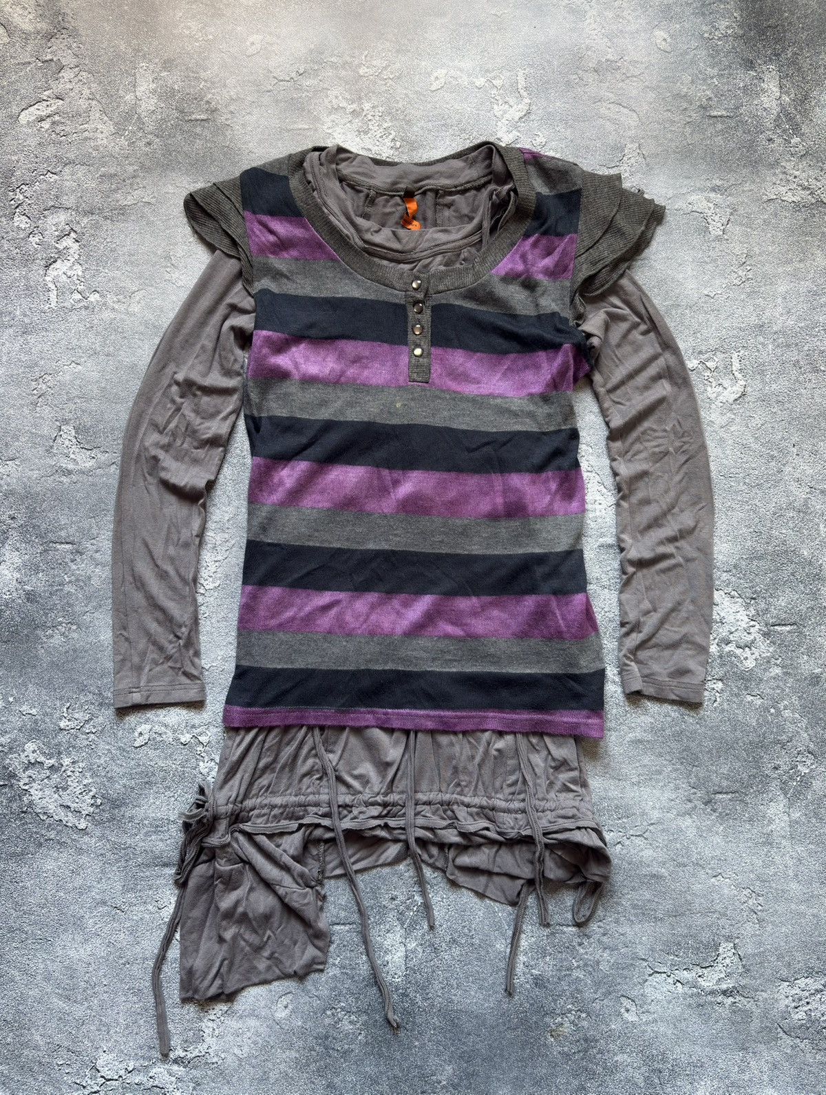 Cop Copine Crazy Vintage 00s Cop Copine Avant Garde Rhinestones Dress Size M / US 6-8 / IT 42-44 - 1 Thumbnail