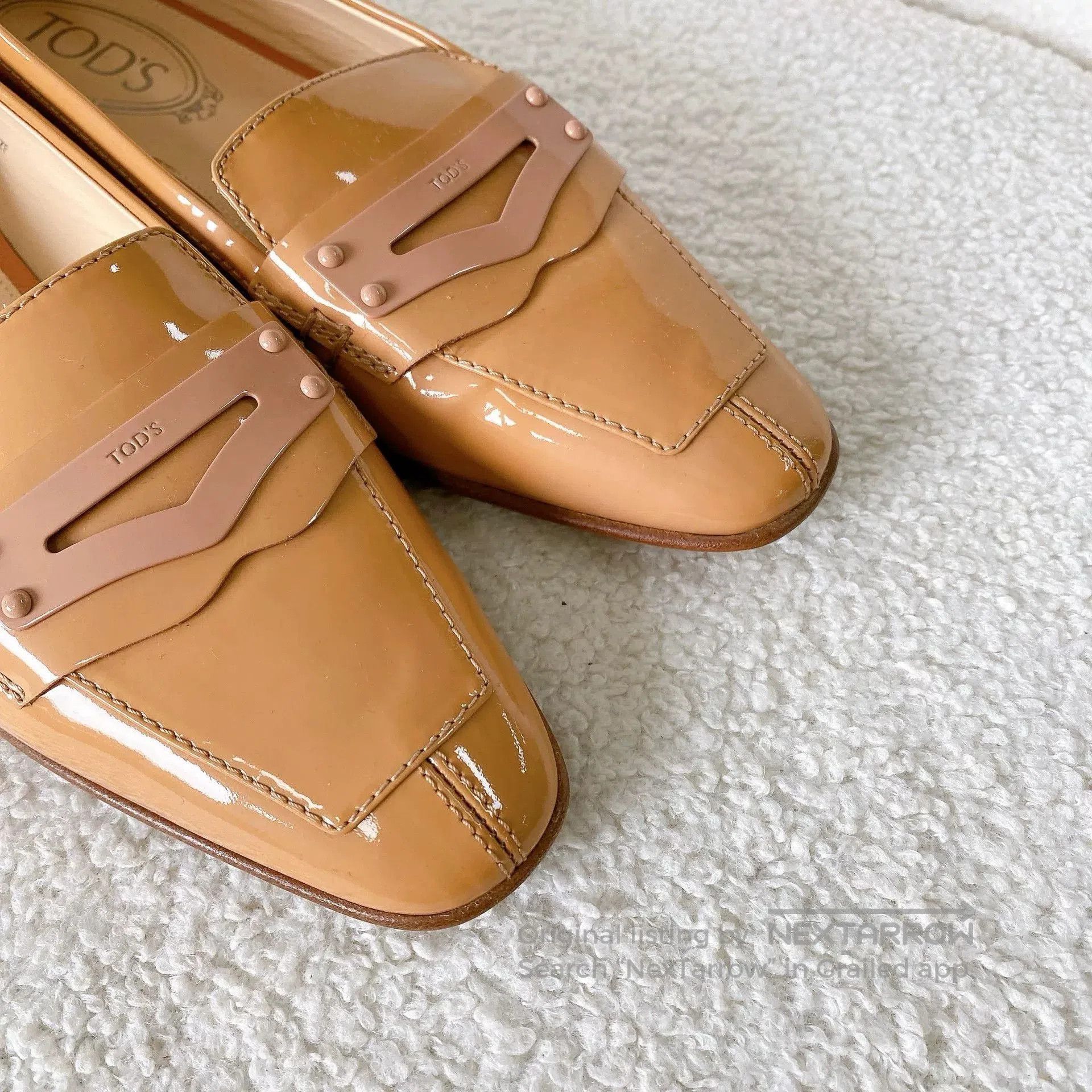 Tod's Tod's Brown Patent Leather Women's Shoes 36. Size US 5 / IT 35 - 6 Thumbnail