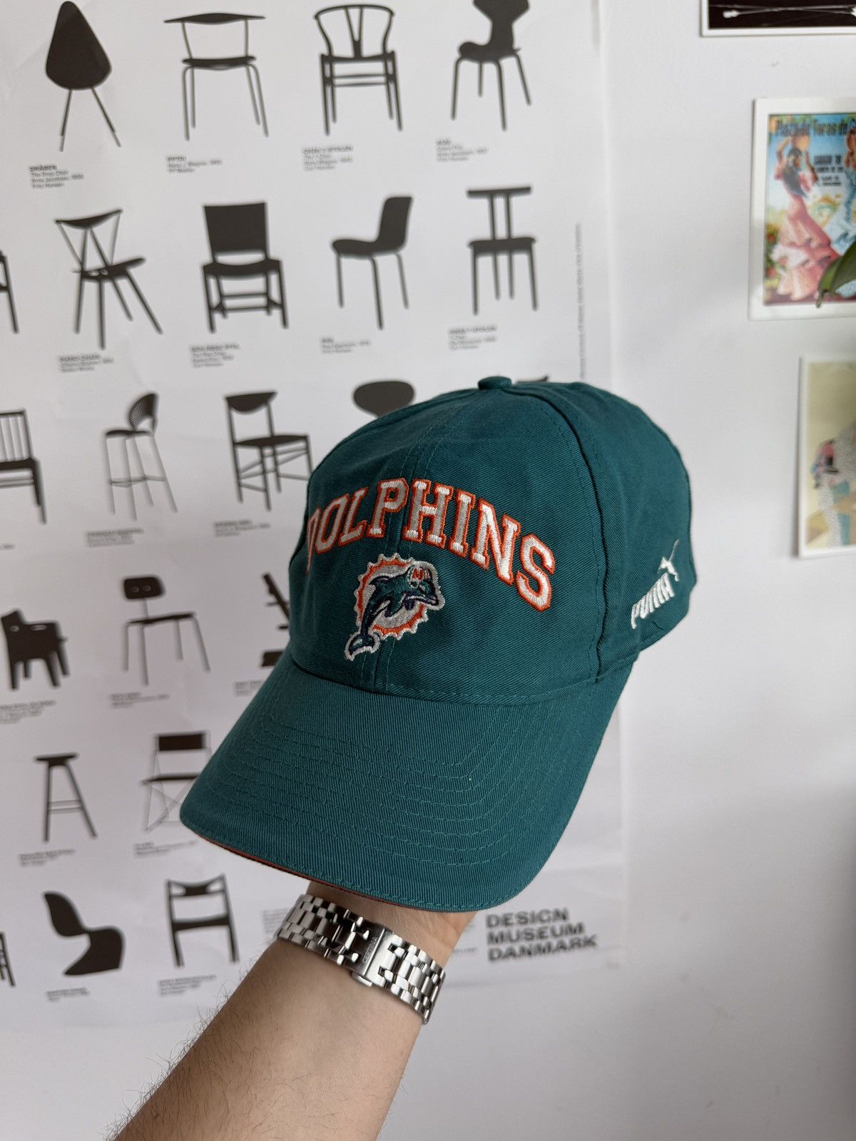 NFL × Puma × Vintage Vintage 90s Puma Miami Dolphins NFL cap hat y2k usa retro Size ONE SIZE - 1 Thumbnail