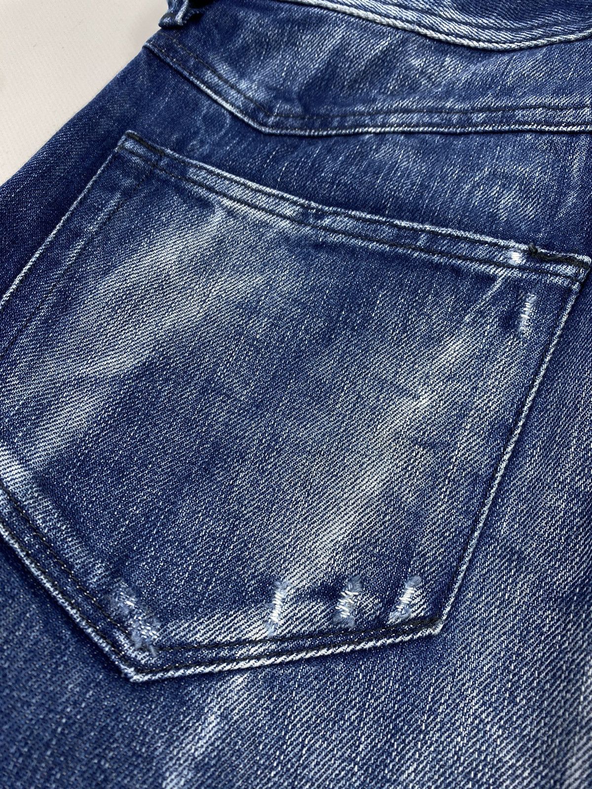 Diesel 🔥LASTDROP🔥 Y2K Diesel Washed Denim Jeans Sequined Mini Skirt Size 30" / US 8 / IT 44 - 18 Thumbnail