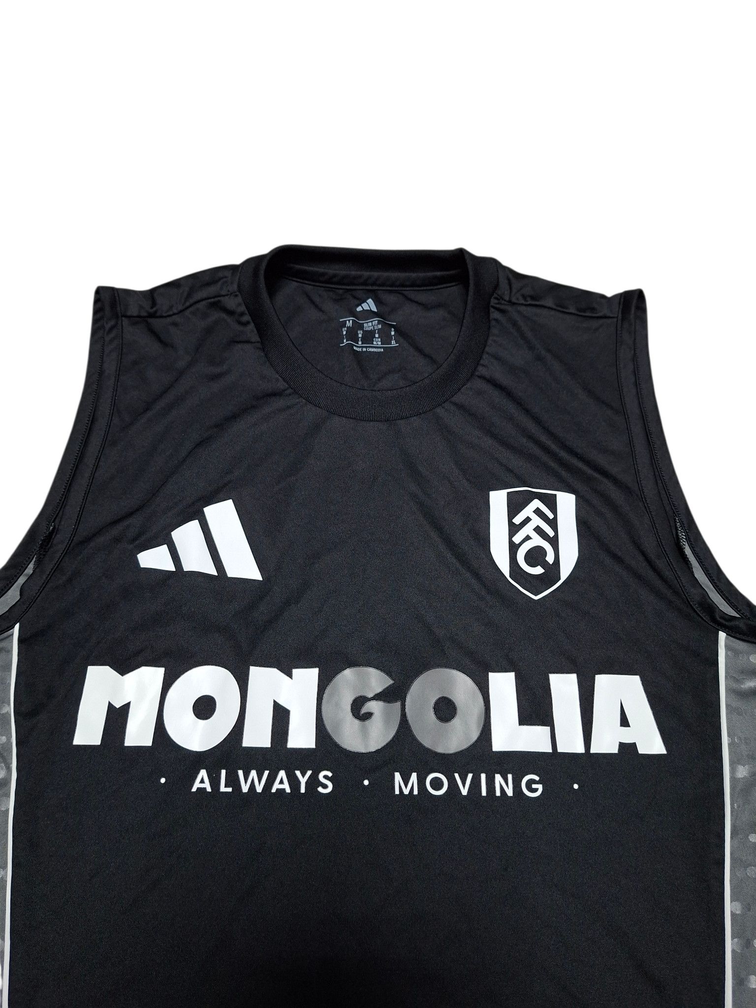 Adidas FULHAM ADIDAS SOCCER TRAINING SLEVELESS JERSEY TEE Size US M / EU 48-50 / 2 - 2 Thumbnail