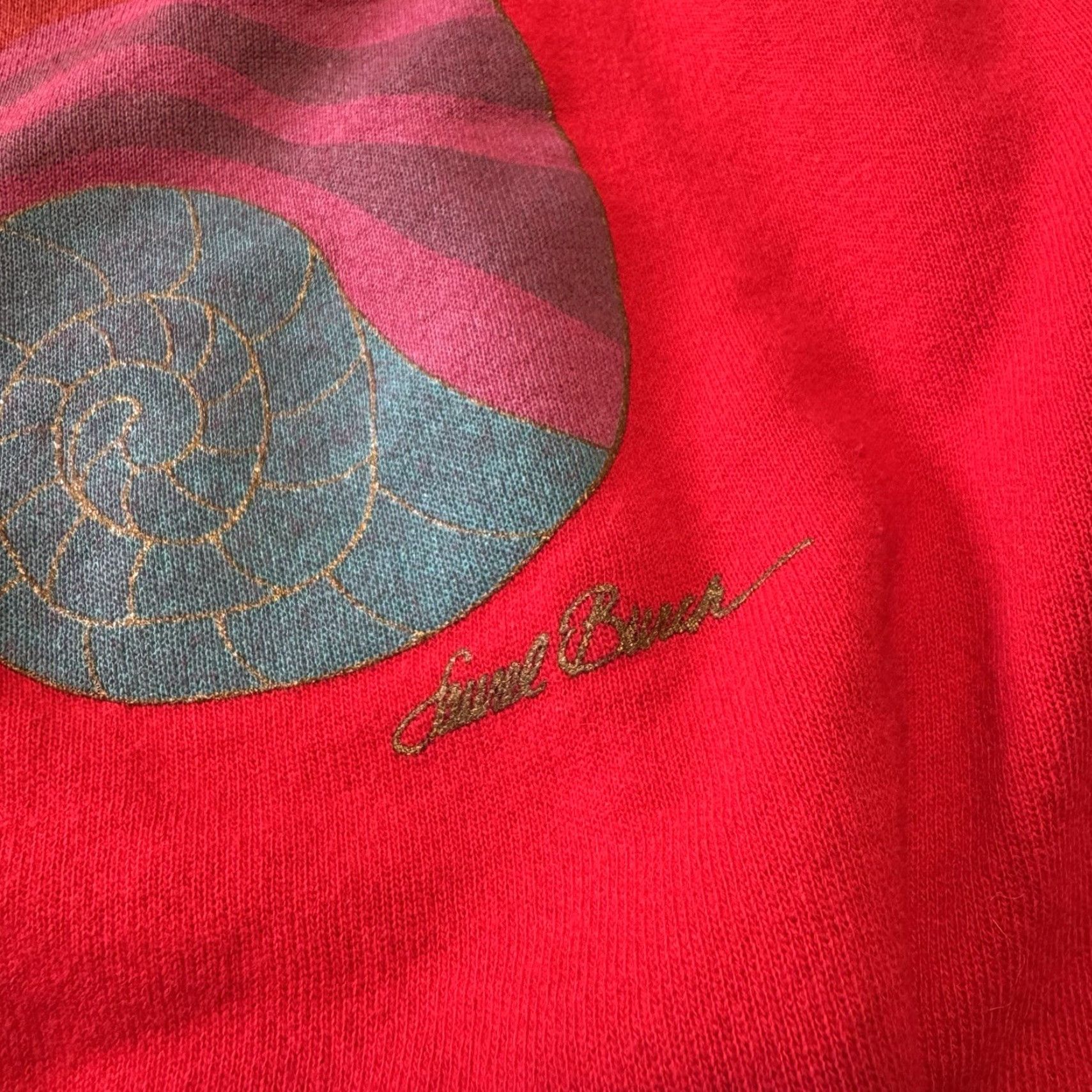 Vintage VINTAGE Laurel Burch Sweatshirt Womens XL Red Cat Made in USA Siamese Twins 80’s Size XL / US 12-14 / IT 48-50 - 4 Thumbnail