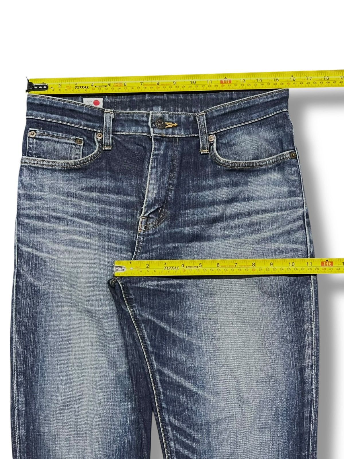 Edwin Vintage Edwin 503 Japan - Faded Wash, Distressed Denim Size US 31 - 17 Thumbnail