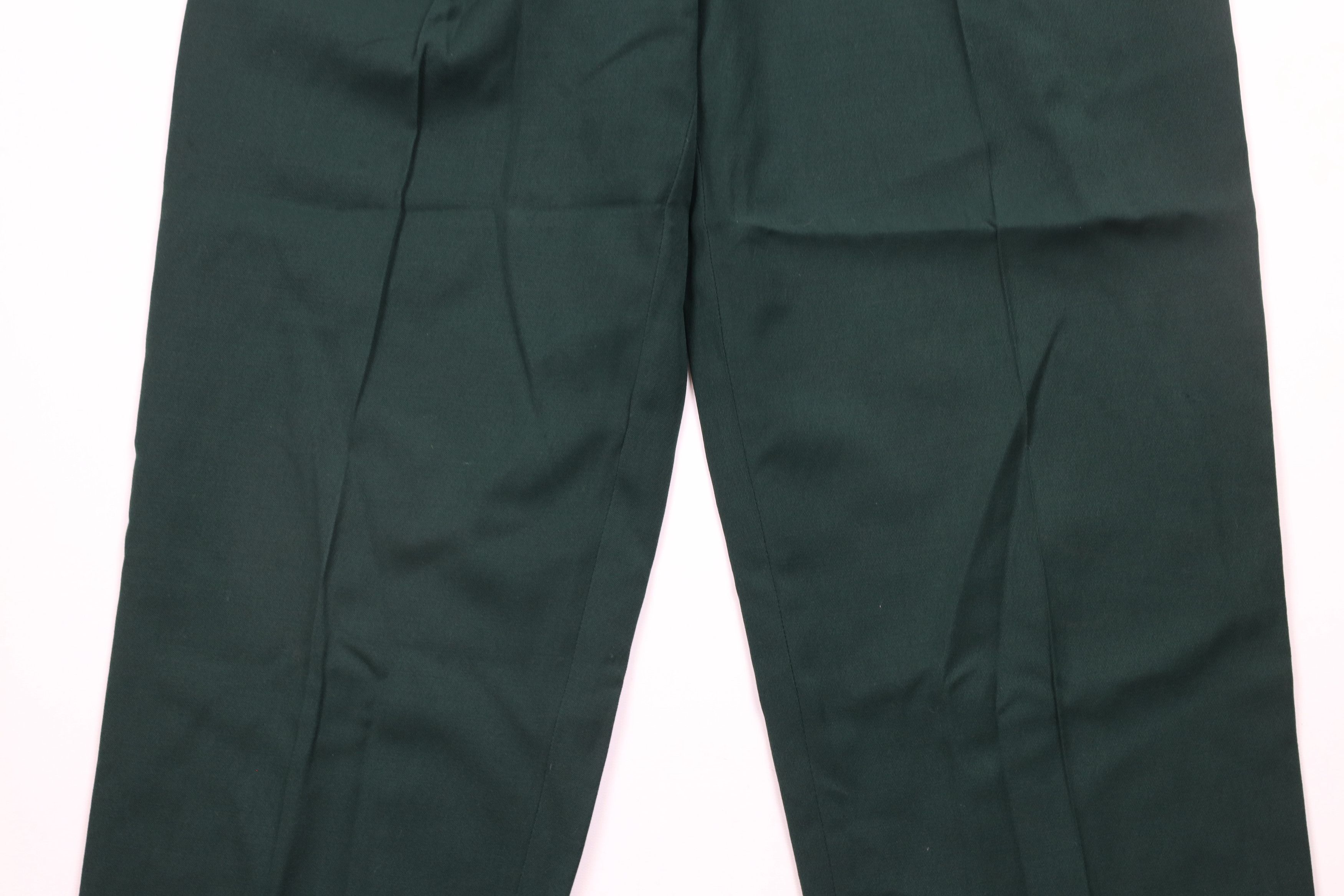 Escada × Vintage Vintage 70s 80s Escada Tapered Leg Chino Pants Green Size 42" / US 20 - 3 Thumbnail