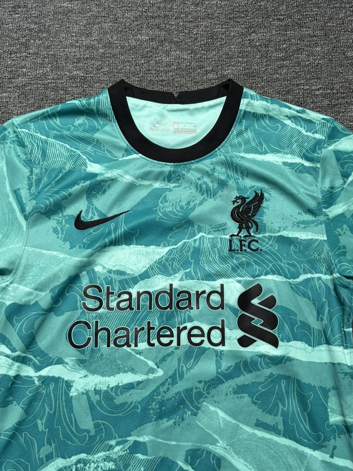 Nike Nike Liverpool Away Soccer Jersey 2020/21 Turquoise Size US S / EU 44-46 / 1 - 5 Thumbnail
