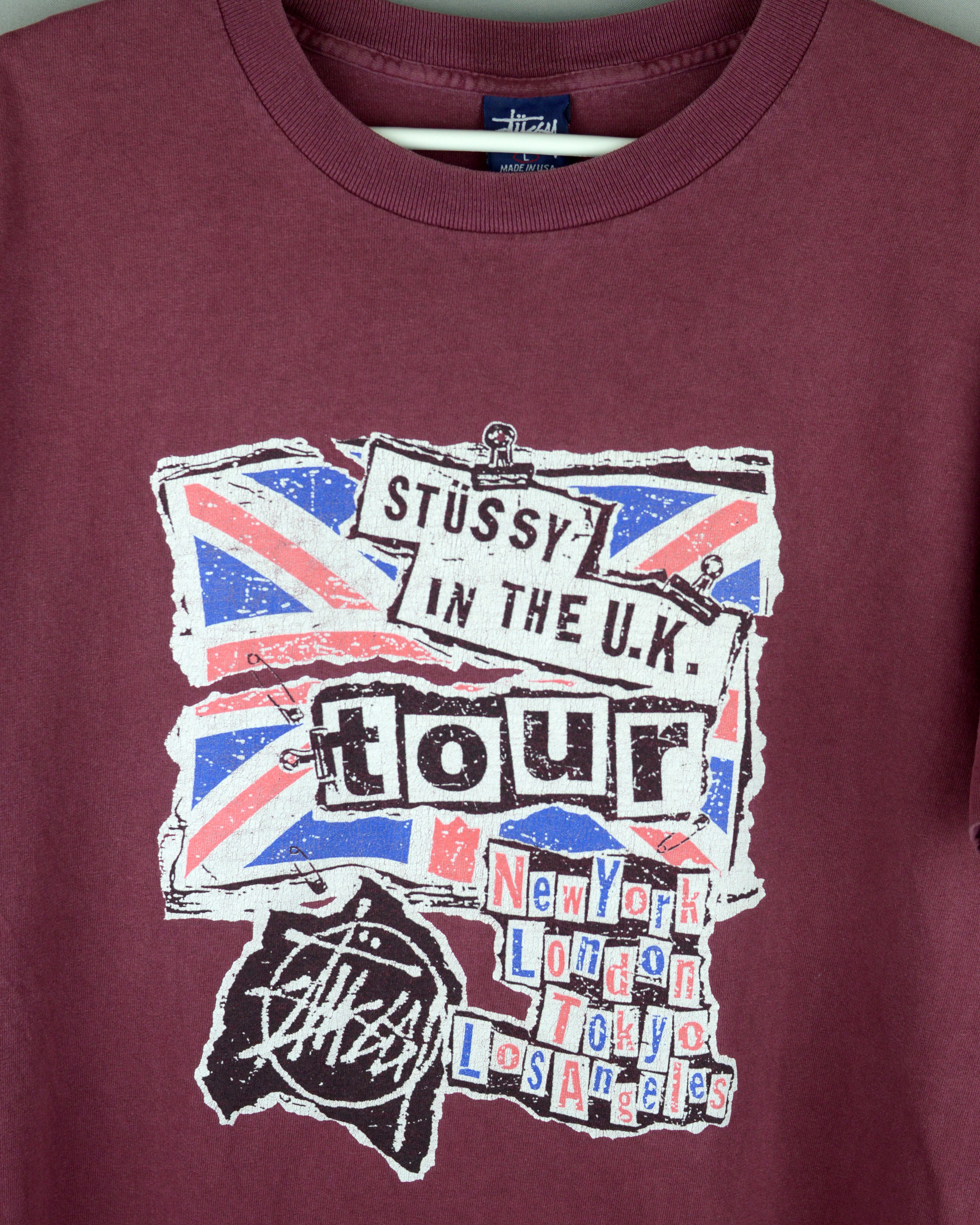 Stussy × Vintage Vintage Stussy In The UK Tour Size US L / EU 52-54 / 3 - 3 Thumbnail