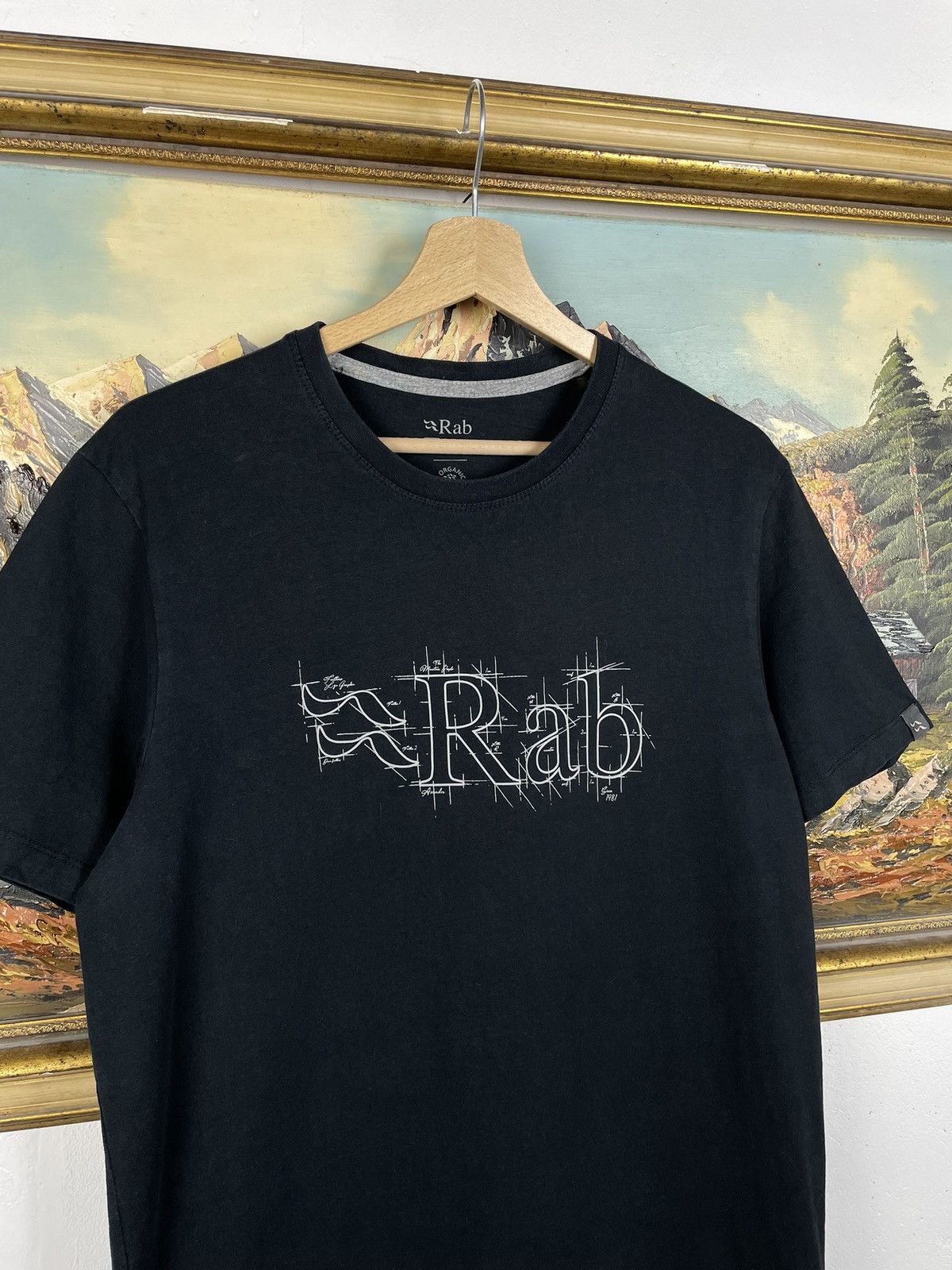 Rab Rab black tee gorpcore sportswear streetwear big logo Size US M / EU 48-50 / 2 - 5 Thumbnail
