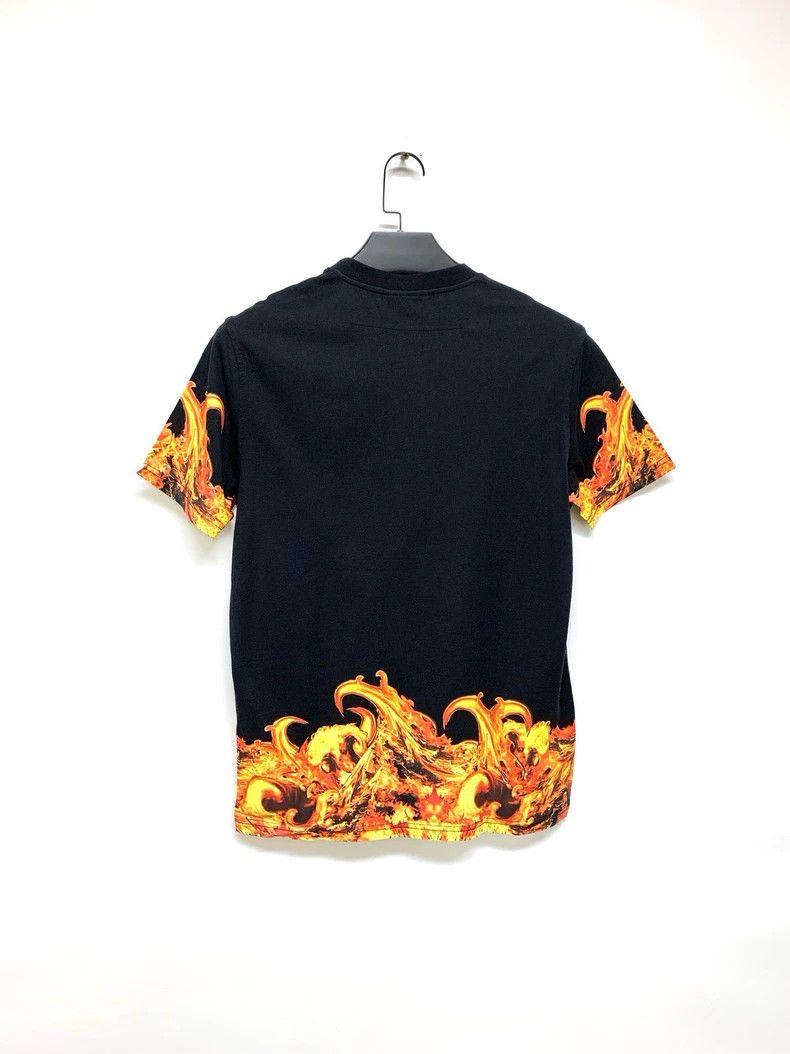 Givenchy Givenchy Black Flame Short Sleeve T-shirt 2506-Nextarrow Size US XS / EU 42 / 0 - 8 Thumbnail