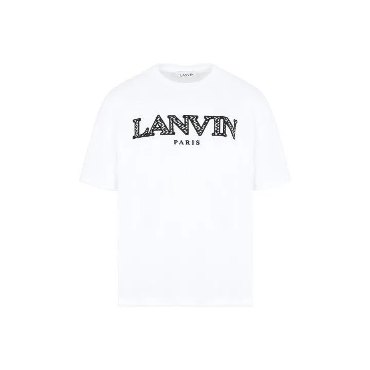Lanvin Lanvin SS22 Logo Crew Neck Short Sleeve T-Shirt -2507 Size US M / EU 48-50 / 2 - 1 Thumbnail