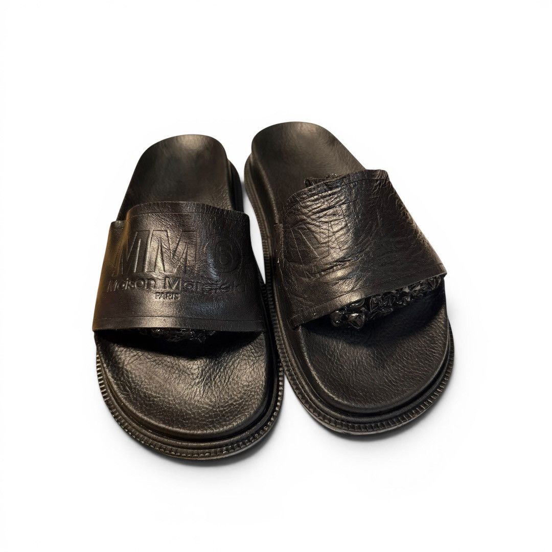 Maison Margiela MM6 Maison Margiela Paris Leather Sandals Size US 5 / IT 35 - 3 Thumbnail