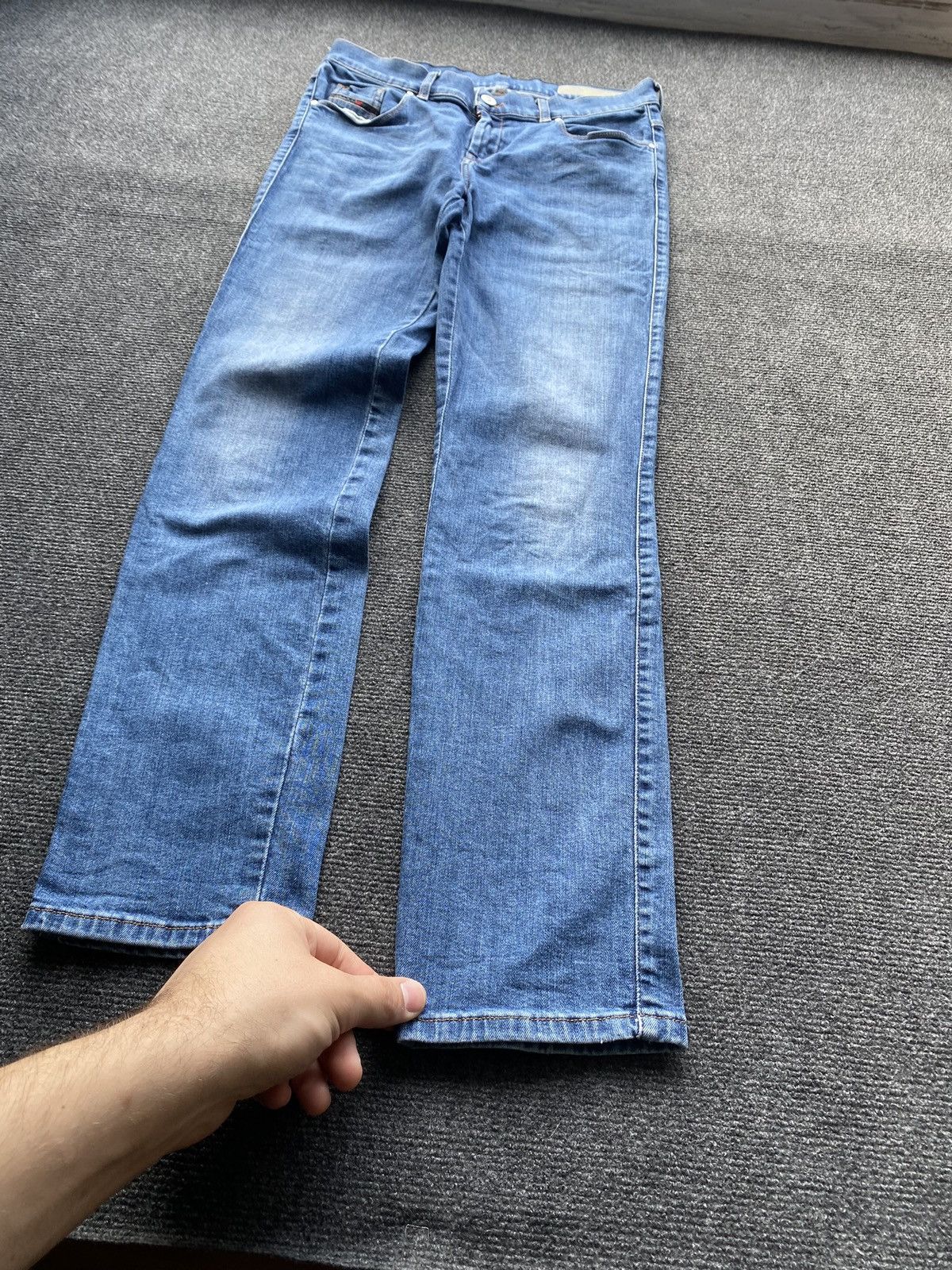 Diesel 🔥Opium Punk Diesel sandy blue jeans women 29 alt goth emo Size 29" - 20 Thumbnail