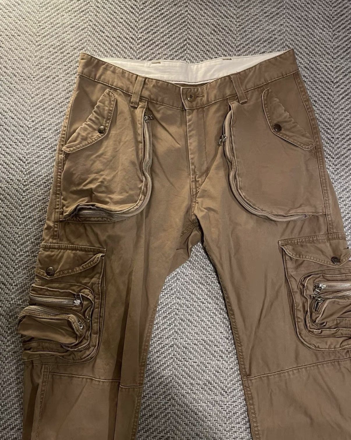 Lee Lee Khaki Cargo Pants K24 Size US 34 / EU 50 - 1 Thumbnail
