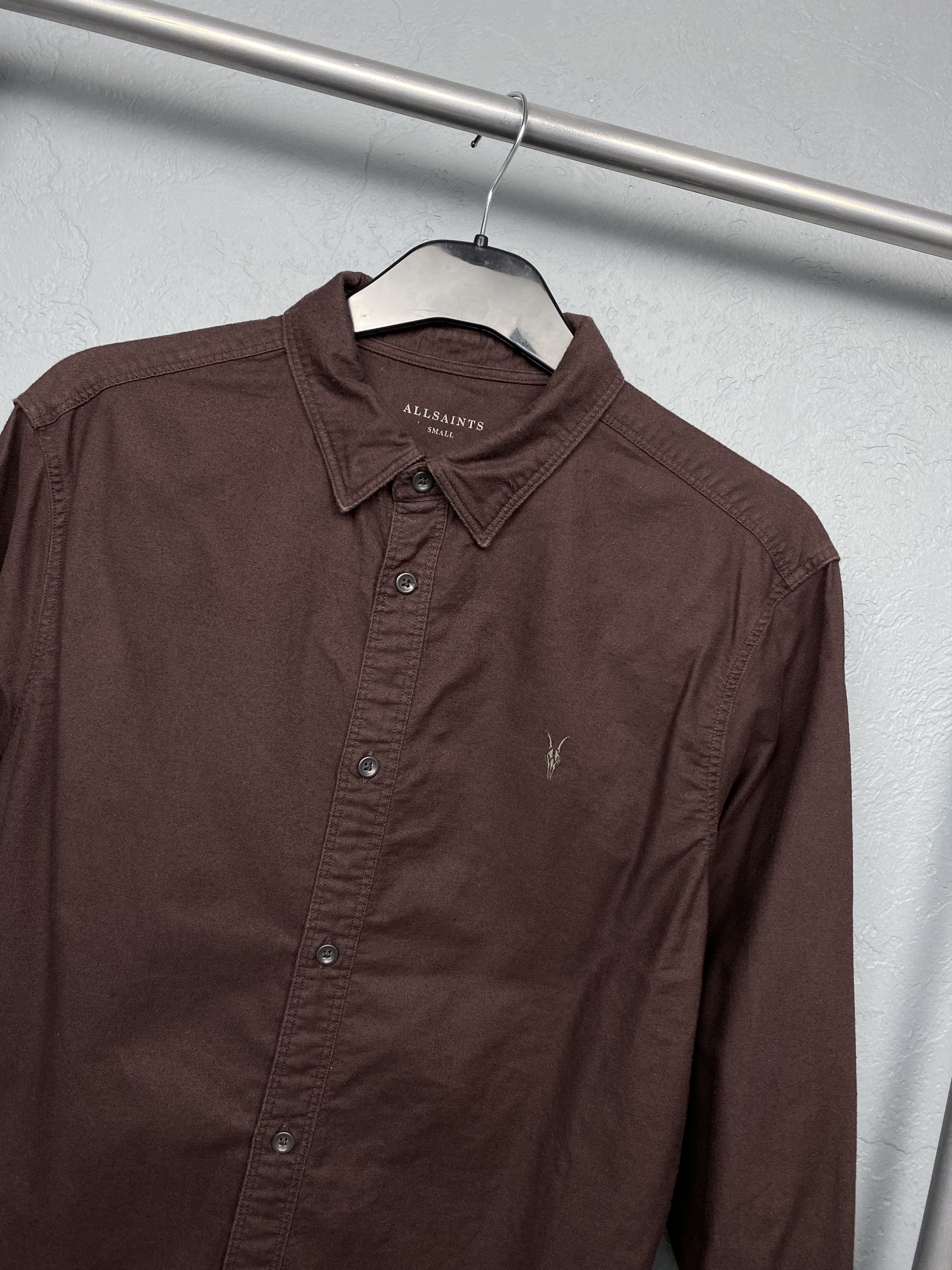 Allsaints × Vintage Allsaints Vintage Mens Hungtinton Long Sleeve Shirt Size US S / EU 44-46 / 1 - 2 Thumbnail