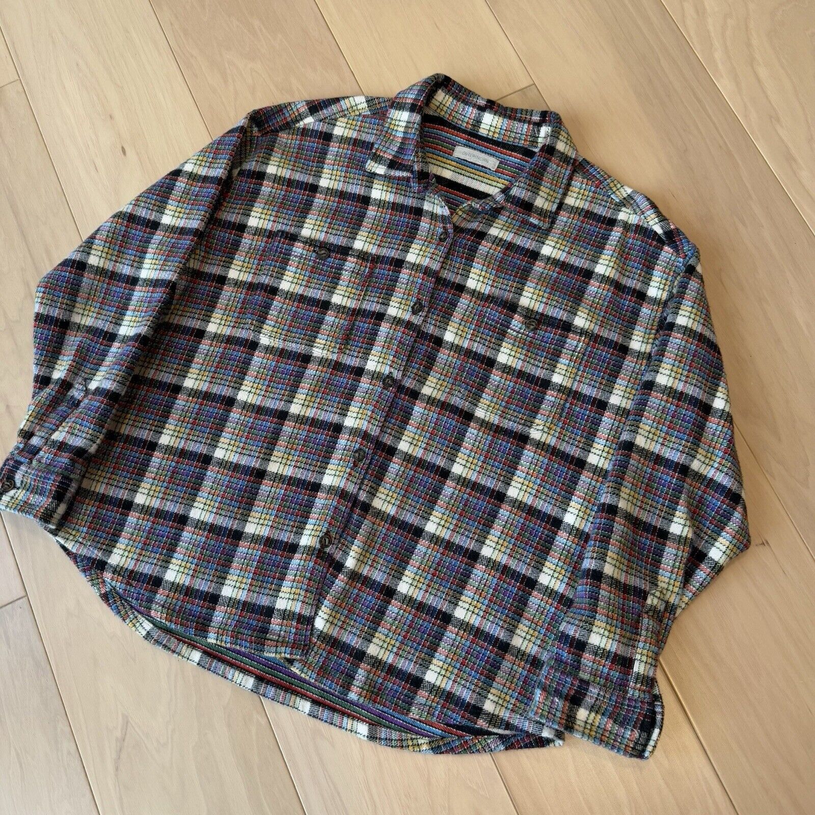 Outerknown Outerknown Shirt Small Multicolor Button Up Heavy Blanket Size S / US 4 / IT 40 - 11 Thumbnail