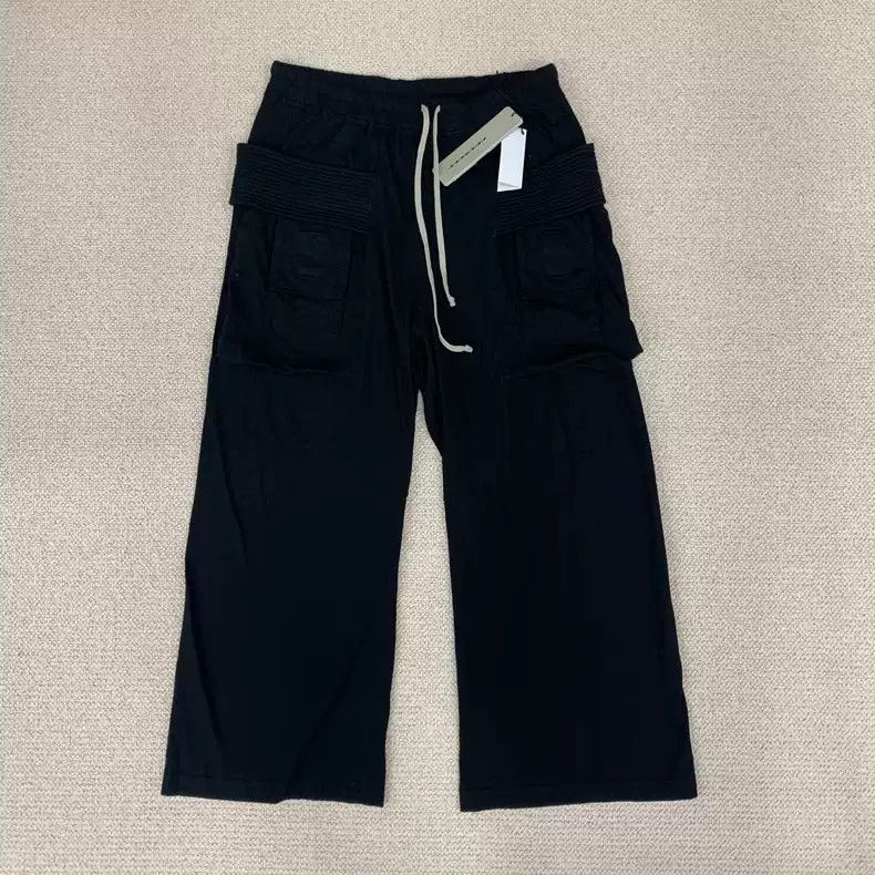 Rick Owens Rick Owens DRKSHDW Creatch double-loop trousers Size US 34 / EU 50 - 1 Thumbnail