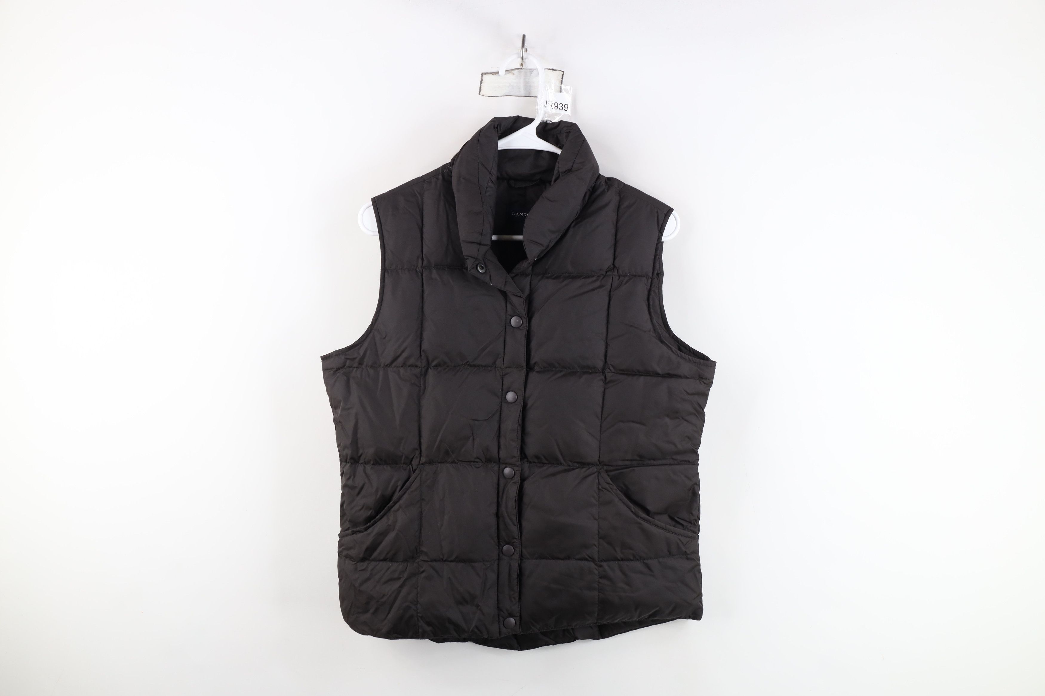 Lands' End Vintage Lands End Duck Down Puffer Vest Jacket Dark Brown Size S / US 4 / IT 40 - 1 Thumbnail