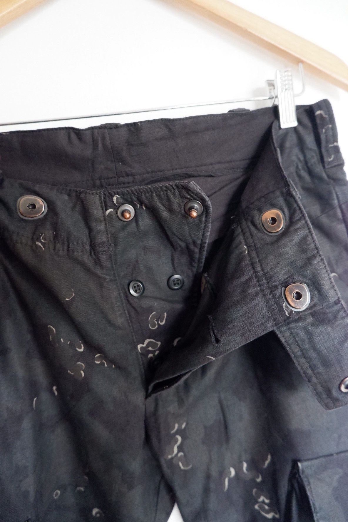 If Six Was Nine 1996 AG PEOTW Black Camo Cargo Pants Size US 32 / EU 48 - 5 Thumbnail