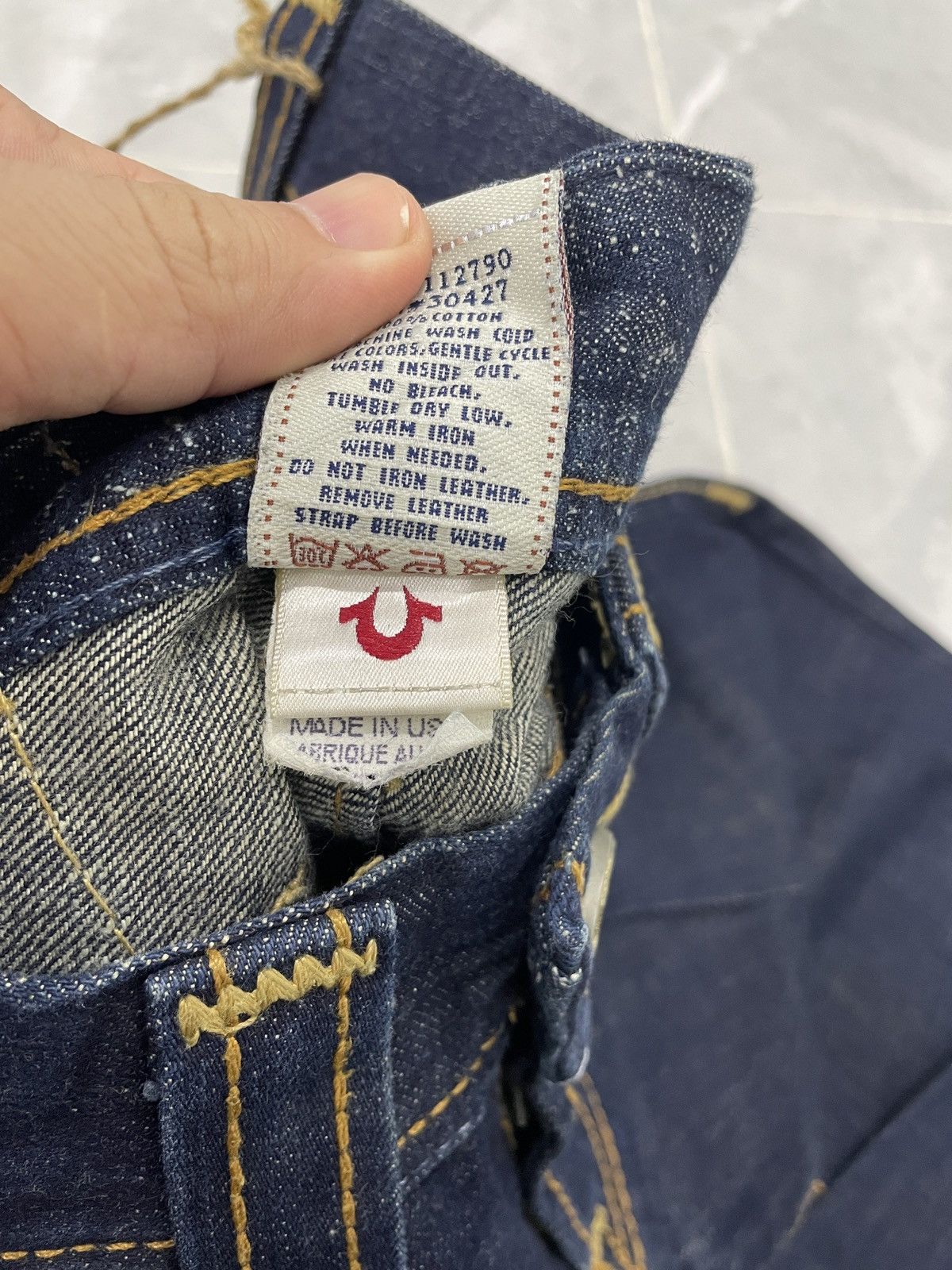 True Religion × Vintage DARK BLUE TRUE RELIGION MADE IN USA DENIM PANT Size US 28 / EU 44 - 12 Thumbnail