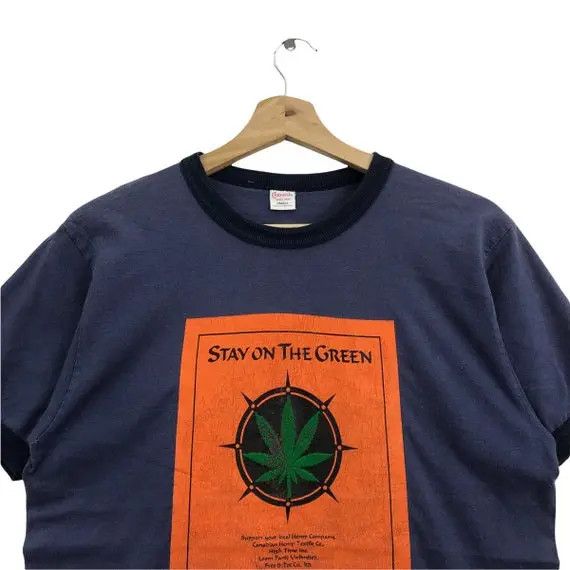 Sugar Cane Vtg CHESWICK SUGAR CANE Stay On Green Tee Shirt Toyo Size US S / EU 44-46 / 1 - 2 Thumbnail