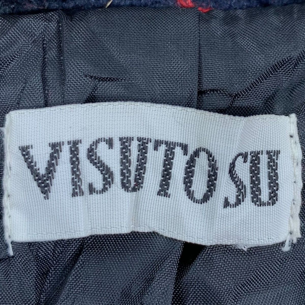 Japanese Brand × Vintage Vintage VISUTOSU Aztec Navajo Native Design Wool Coat Jacket Size M / US 6-8 / IT 42-44 - 7 Thumbnail