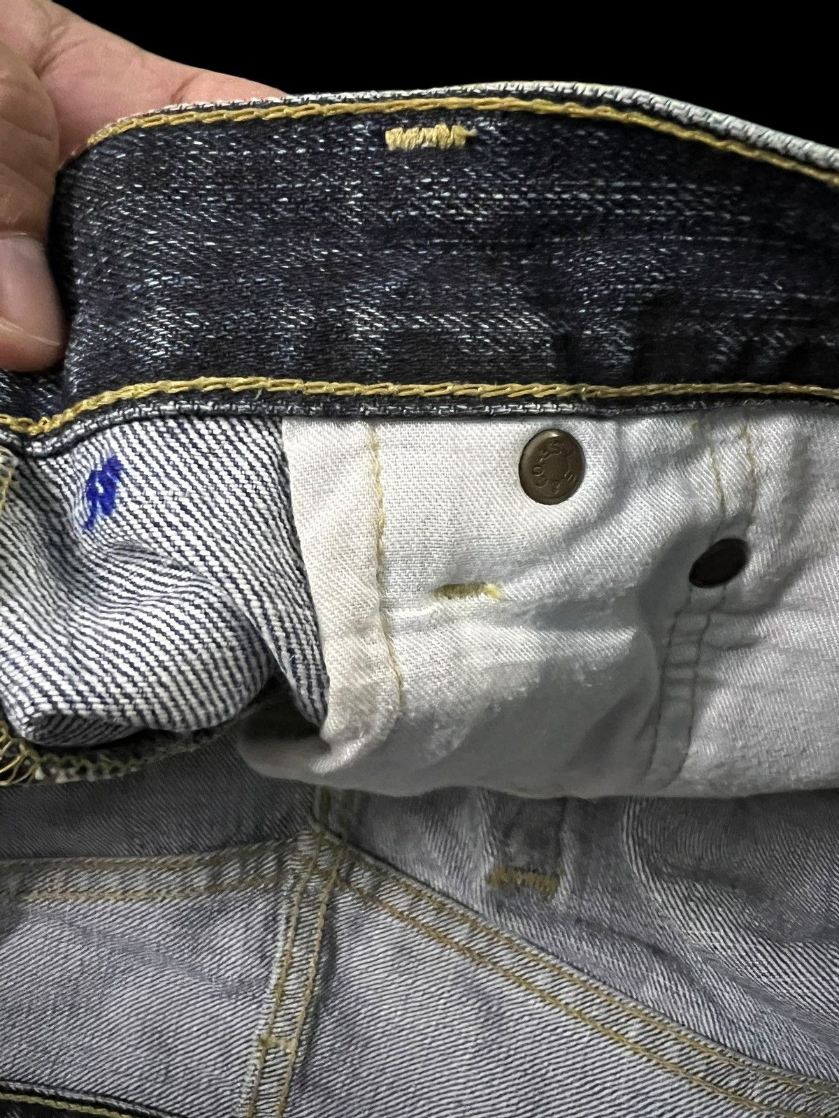 Levi's × Levi's Vintage Clothing Vintage Levis 537 Faded Distress Jeans Size US 33 - 16 Thumbnail