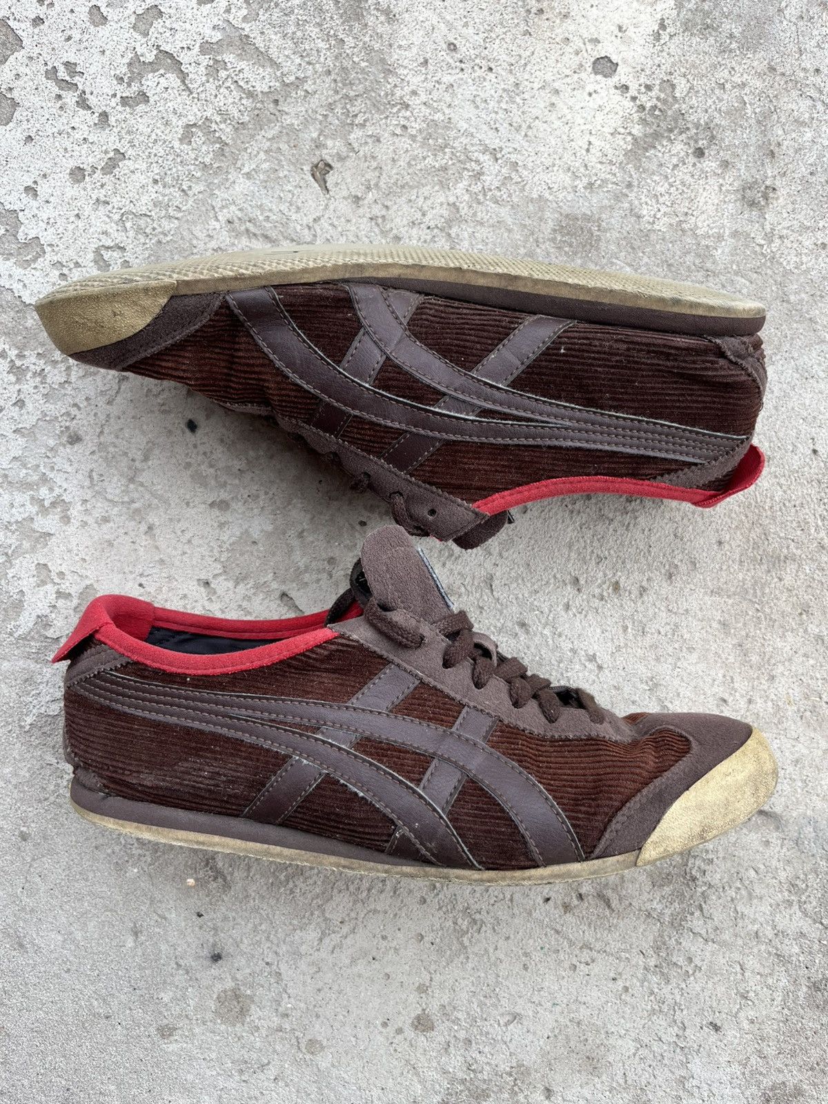 Asics × Onitsuka Tiger Asics by Onitsuka Tiger Mexico 66 Corduroy Brown Sneakers Size US 8 / EU 41 - 1 Thumbnail