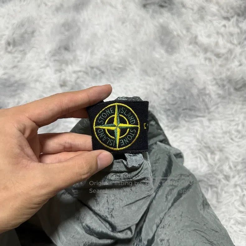 Stone Island Stone Island Metallic Nylon Pants Light Blue Size US 31 - 3 Thumbnail