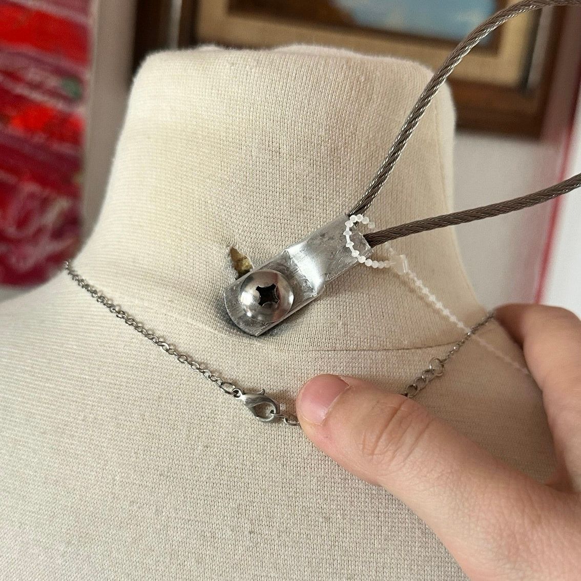 Other silver heart key pendant necklace Size ONE SIZE - 3 Thumbnail