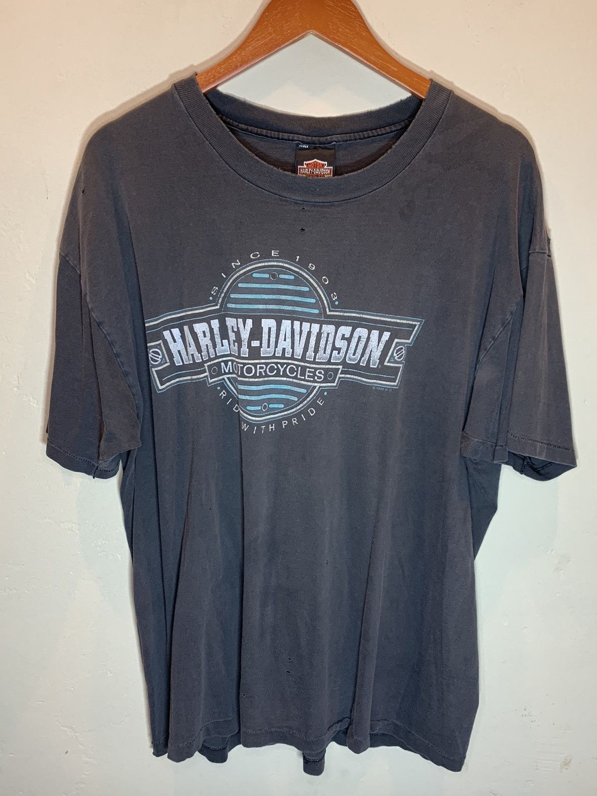 Harley Davidson *RARE* Vintage 90’s Harley Davidson Performance Biker Shirt Size US XL / EU 56 / 4 - 1 Thumbnail