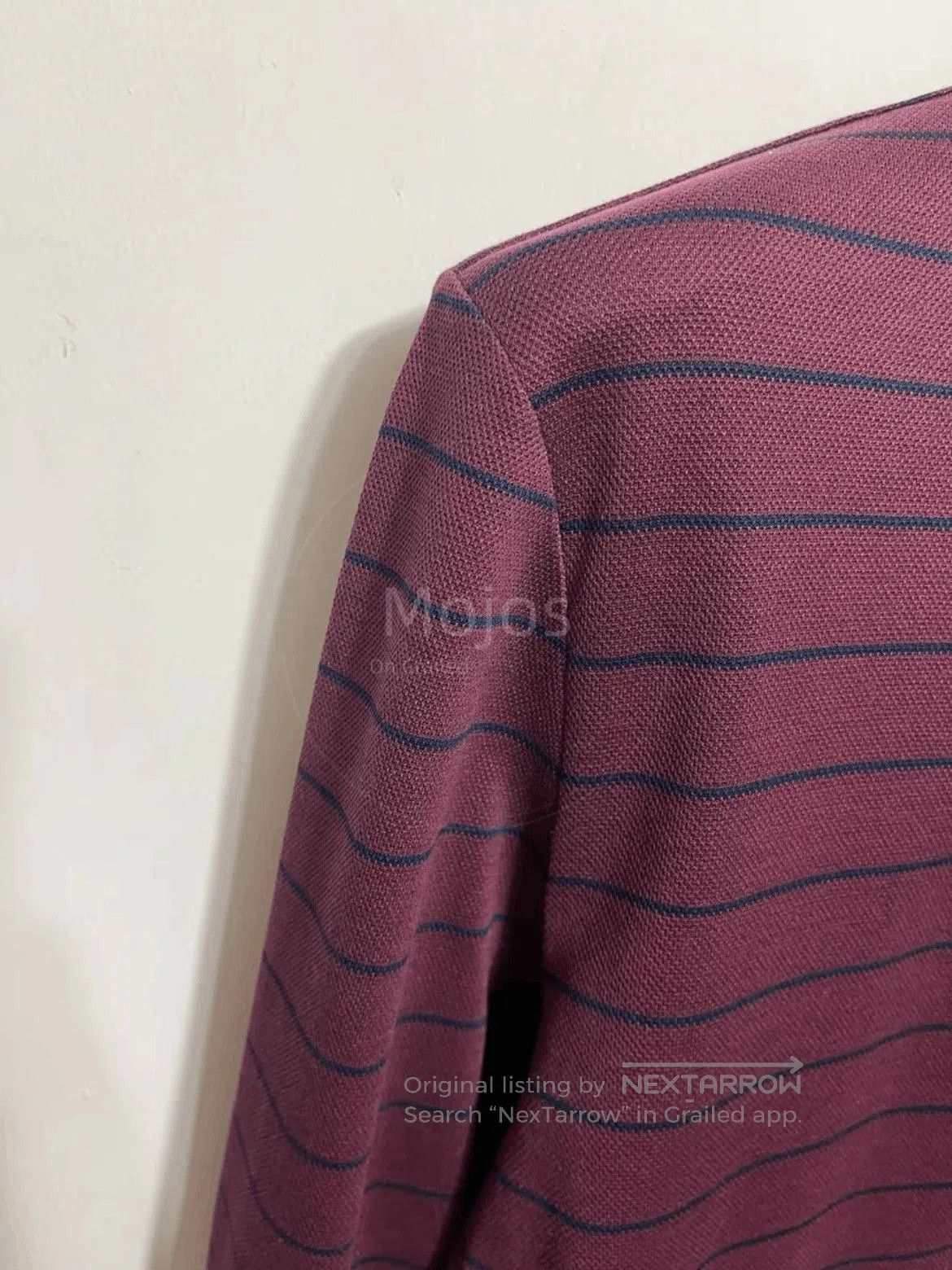Dior Sz 50 Dior Bee Stitches Stripe Polo. Size US M / EU 48-50 / 2 - 4 Thumbnail