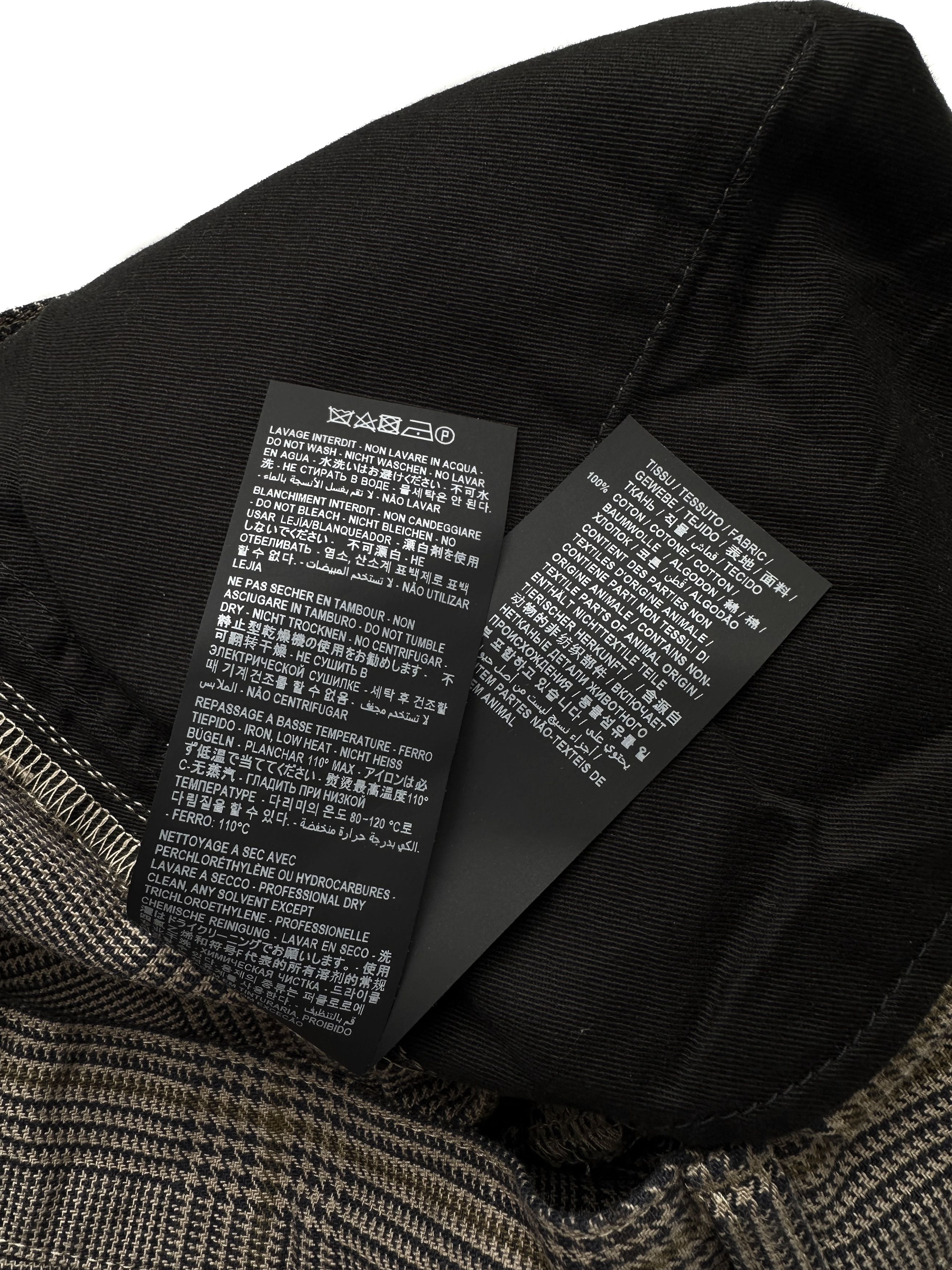 Saint Laurent Paris Saint Laurent D24 Checkered plaid pants Size US 28 / EU 44 - 14 Thumbnail