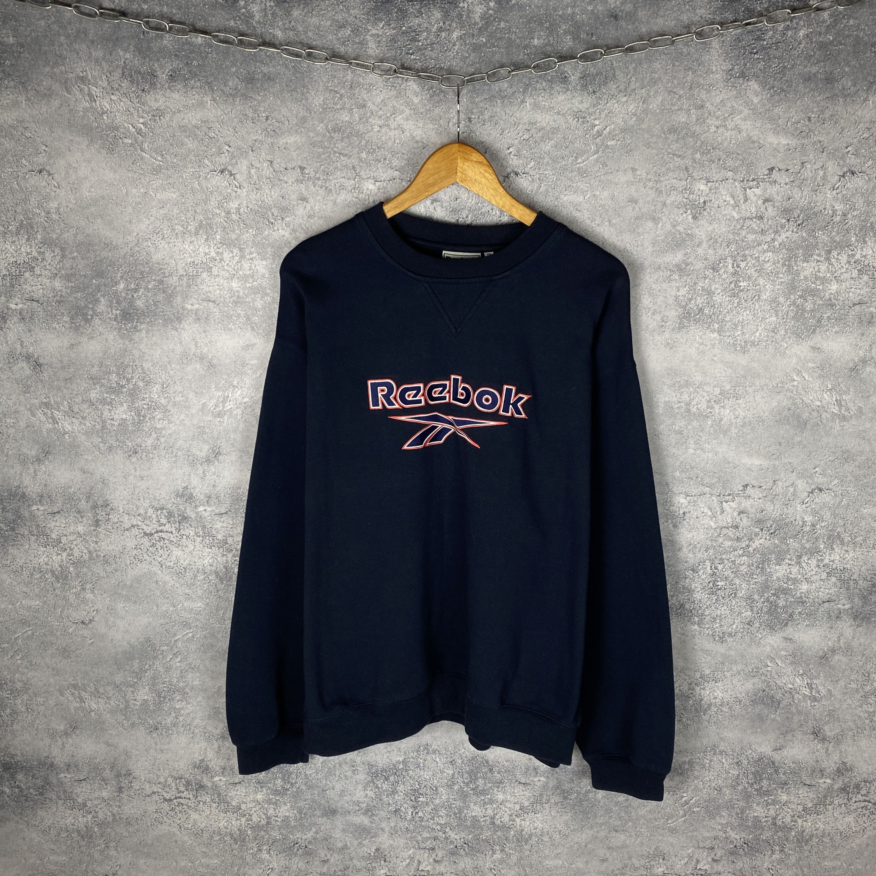 Reebok × Vintage Reebok Big Logo Vintage Sweatshirt Men's Size XL Long Sleeve Size US XL / EU 56 / 4 - 1 Thumbnail