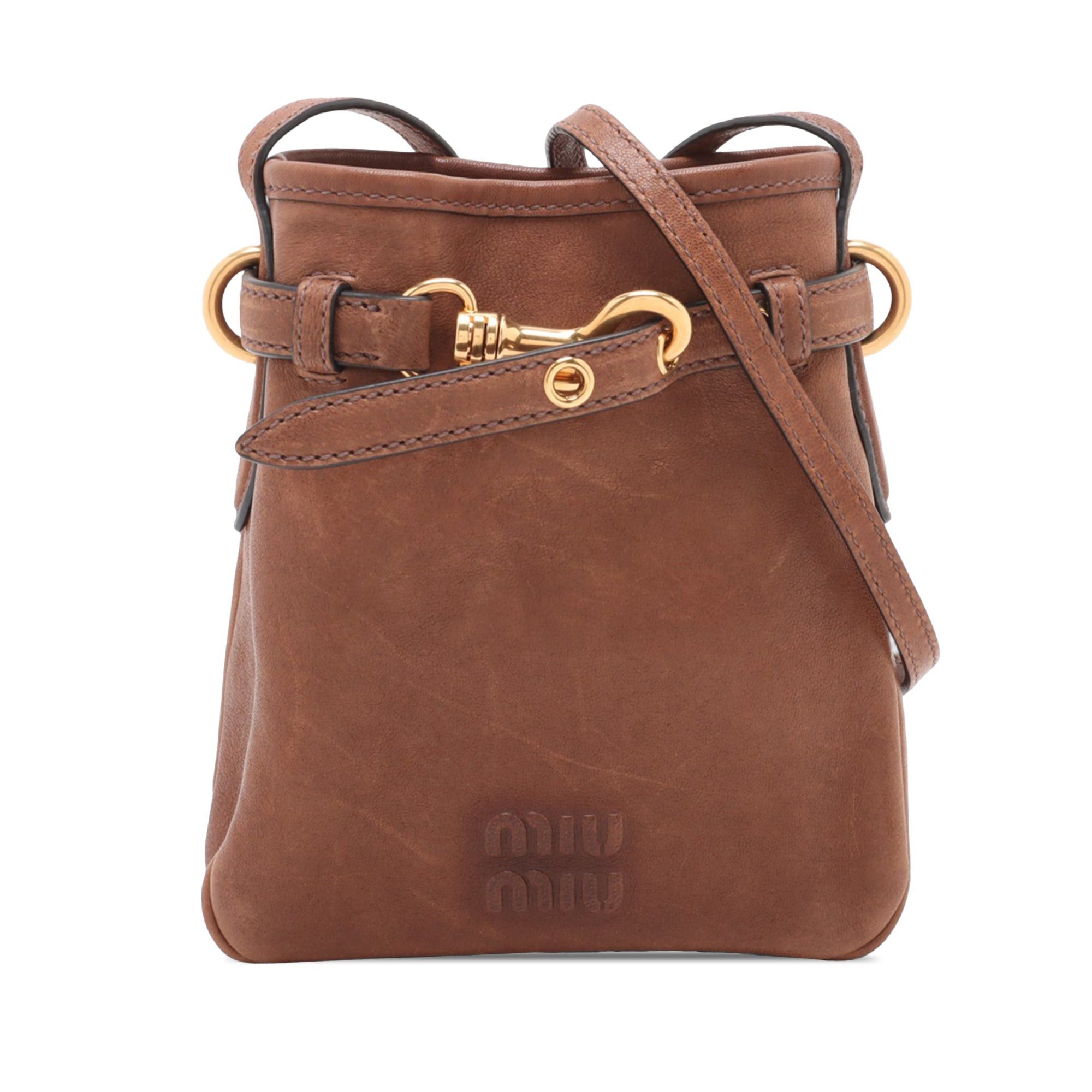 Miu Miu Nappa Bucket Bag Size ONE SIZE - 1 Thumbnail