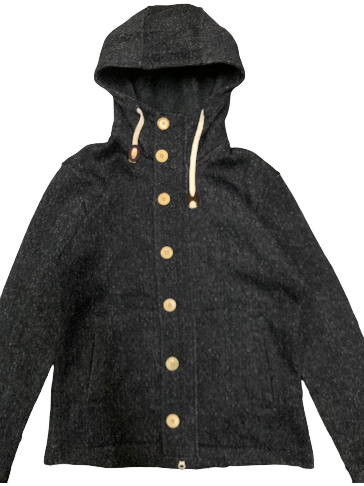 Beams Plus Japanese Brand BEAMS Herringbone Pattern Hooded Jacket Size US M / EU 48-50 / 2 - 4 Thumbnail