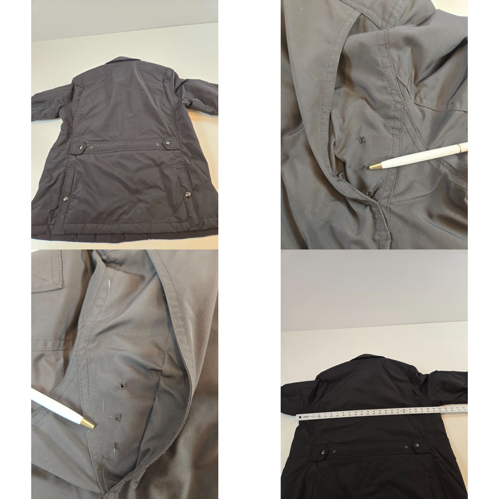 Polo Ralph Lauren VINTAGE Polo Ralph Lauren Coat Military Jacket Hooded Insulated Black 2XL Men’s Leather Trim Stand-Up Collar Full Zip Pockets Size US XXL / EU 58 / 5 - 9 Thumbnail