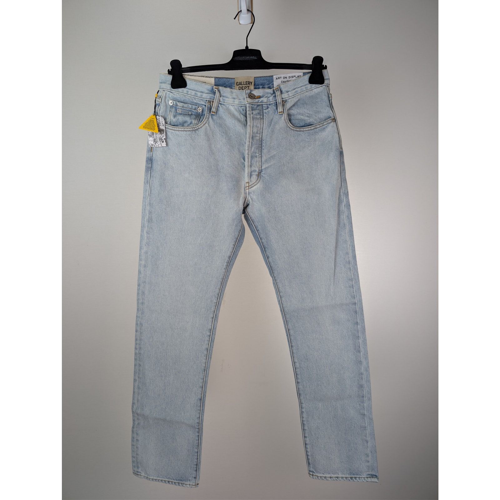Gallery Dept. o1rshd1 Size: 38 x 32 / Pascal 5001 Straight-Leg Denim Jeans Size US 38 / EU 54 - 2 Thumbnail