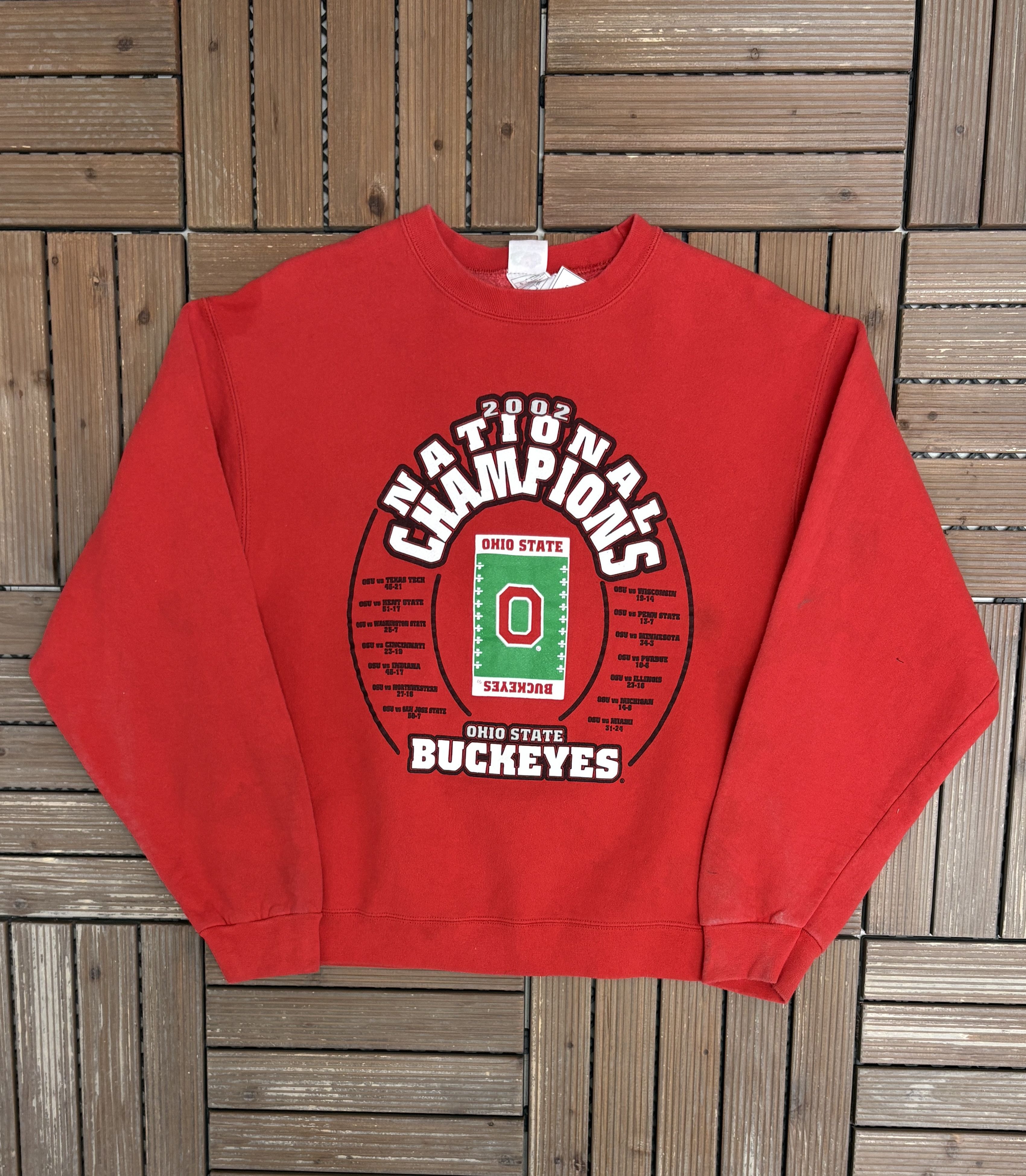 Vintage Ohio State Buckeyes National Champions 2002 Vintage Crewneck Size US L / EU 52-54 / 3 - 1 Thumbnail