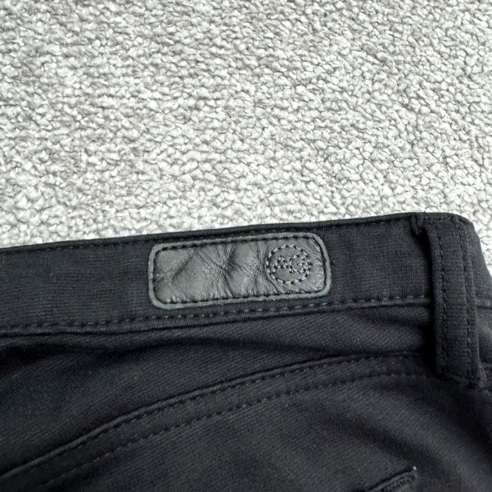 Vintage AG Adriano Goldschmied Legging Super Skinny Fit Pants Women 26 Black Stretch Jegging Slim Casual Modern Womens 2010s Size 26" / US 2 / IT 38 - 6 Thumbnail