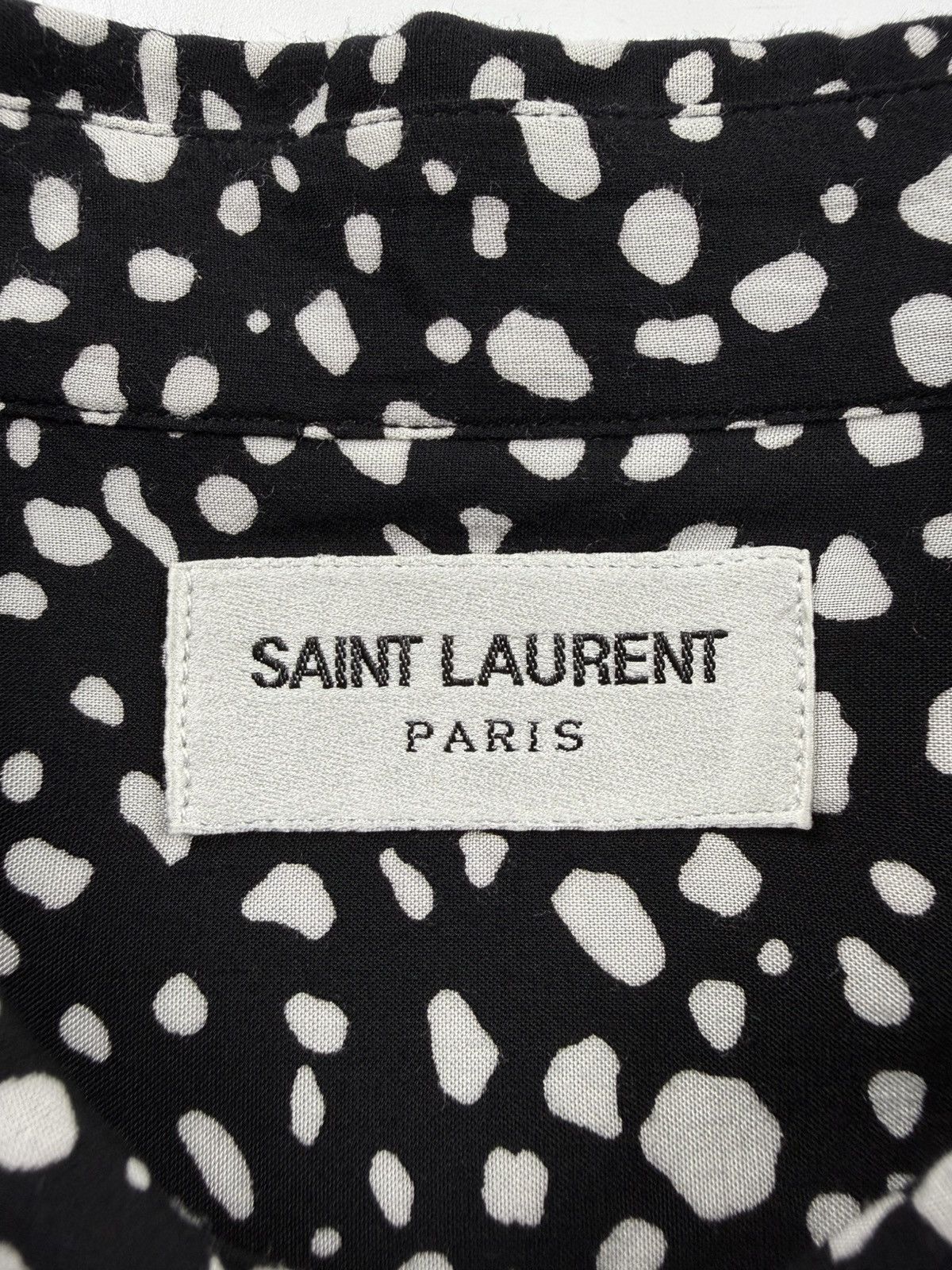 Saint Laurent Paris Saint Laurent Leopard Print Viscose Shirt Size US M / EU 48-50 / 2 - 6 Thumbnail