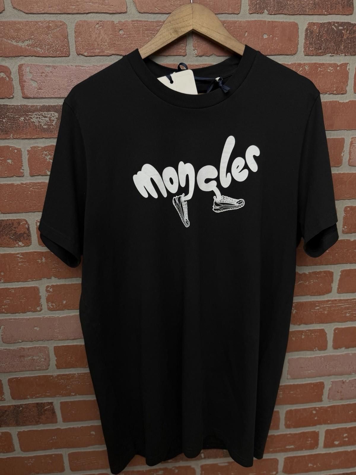 Moncler Moncler Men's T-Shirt Shoes Logo Size XL W Tags Size US XL / EU 56 / 4 - 2 Thumbnail