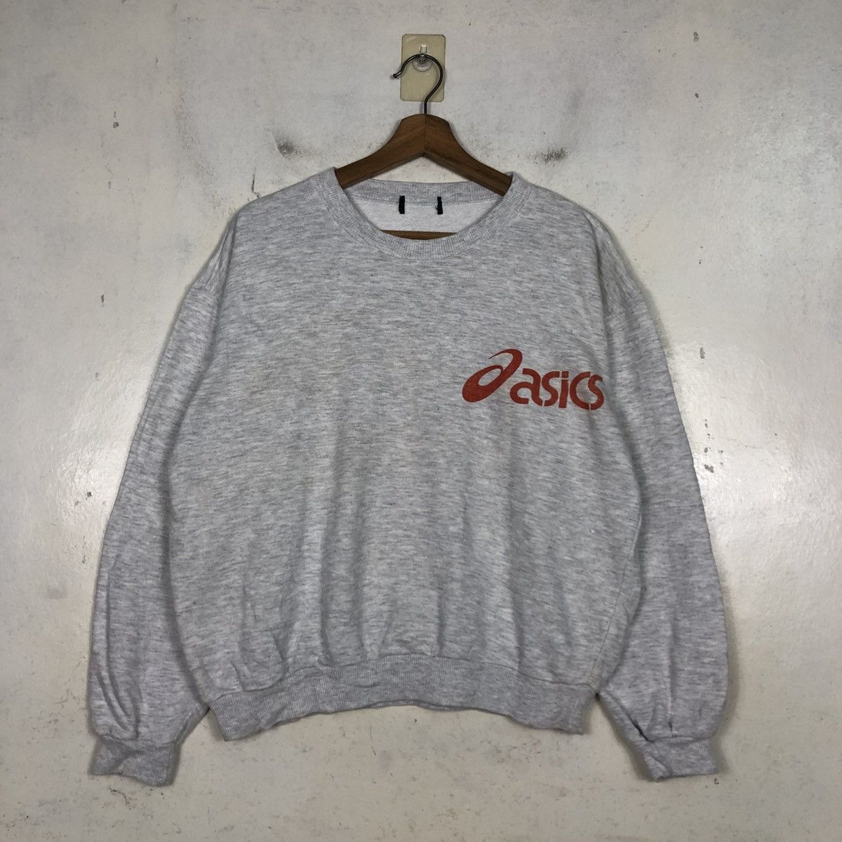 Asics 📌Vintage Sweatshirt Crewneck Asics Big Log Size US M / EU 48-50 / 2 - 3 Thumbnail