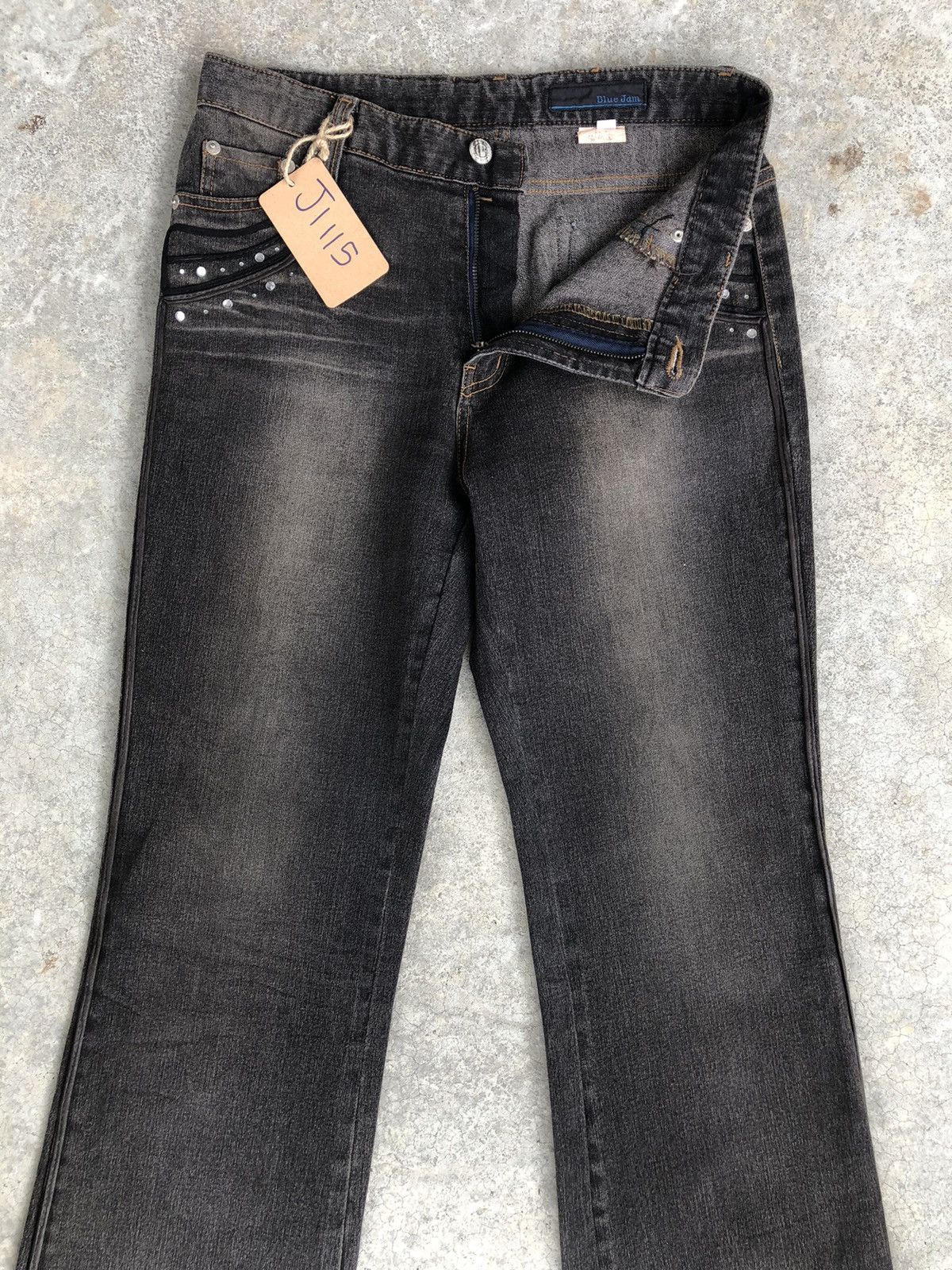 If Six Was Nine Japanese Blue jam Flared Jeans Distressed Jeans Size US 30 / EU 46 - 3 Thumbnail