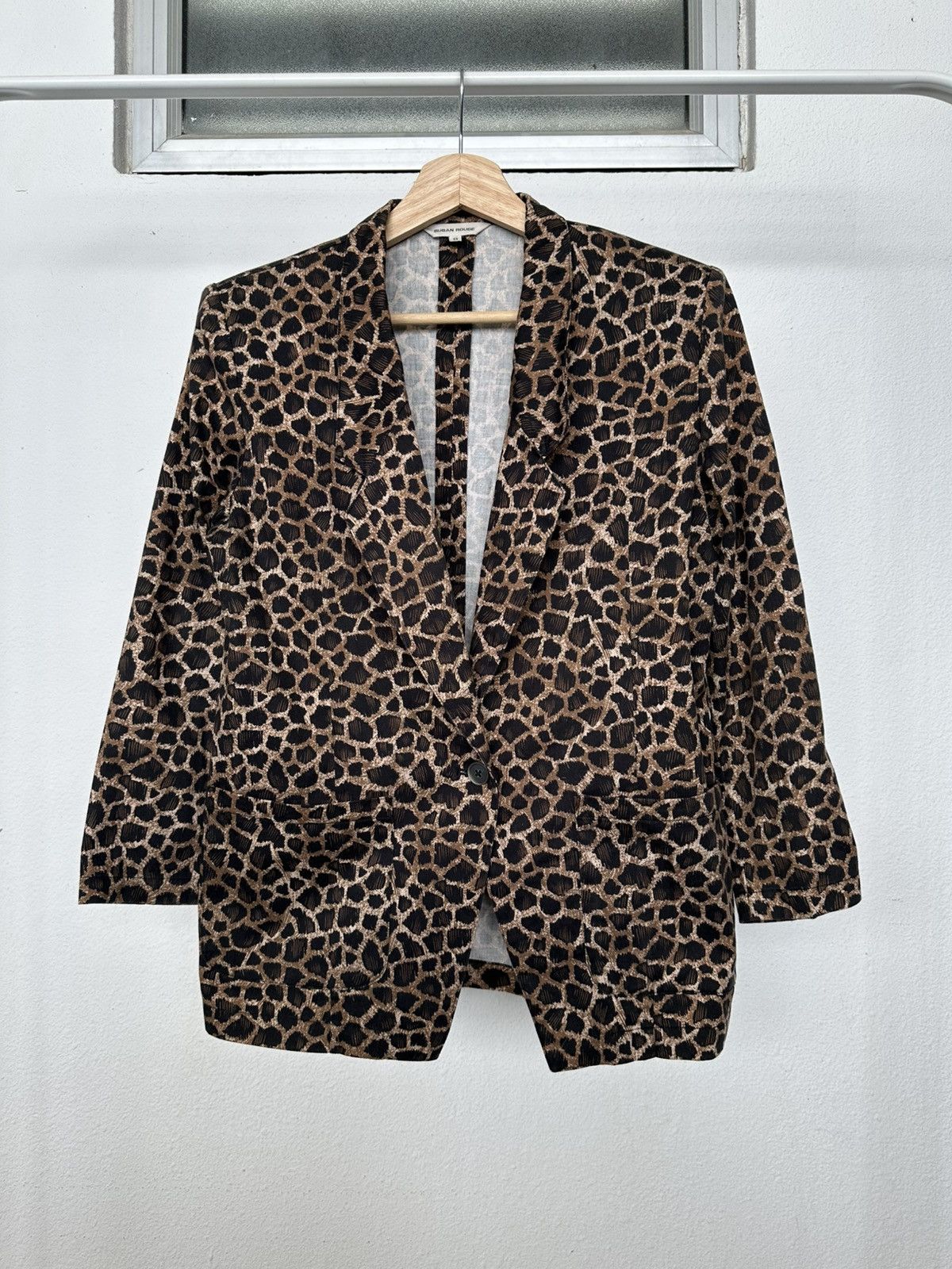 Other 90s Ruban Rouge overprinted Punk Fashion light Blazer jacket Size US M / EU 48-50 / 2 - 11 Thumbnail