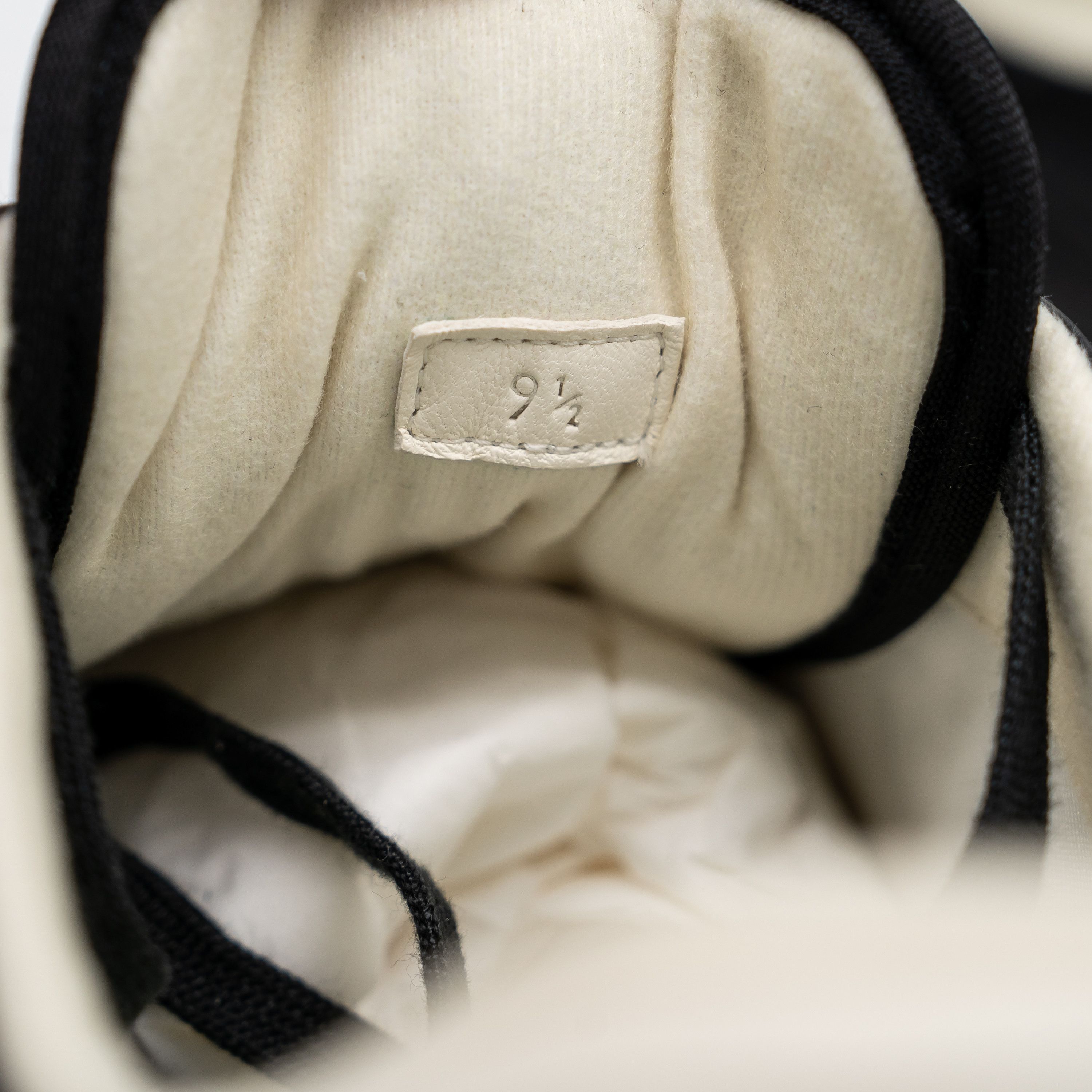 Gucci Gucci MAC80 Sneakers Black Off White Leather Size US 10 / EU 43 - 11 Thumbnail