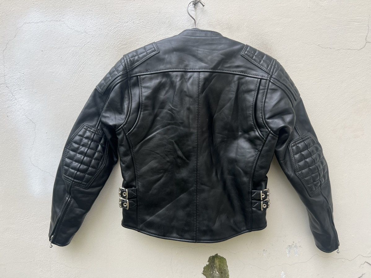 Japanese Brand KADOYA Made in Japan Asymmetrical Black Leather Biker Jacket Size US S / EU 44-46 / 1 - 11 Thumbnail