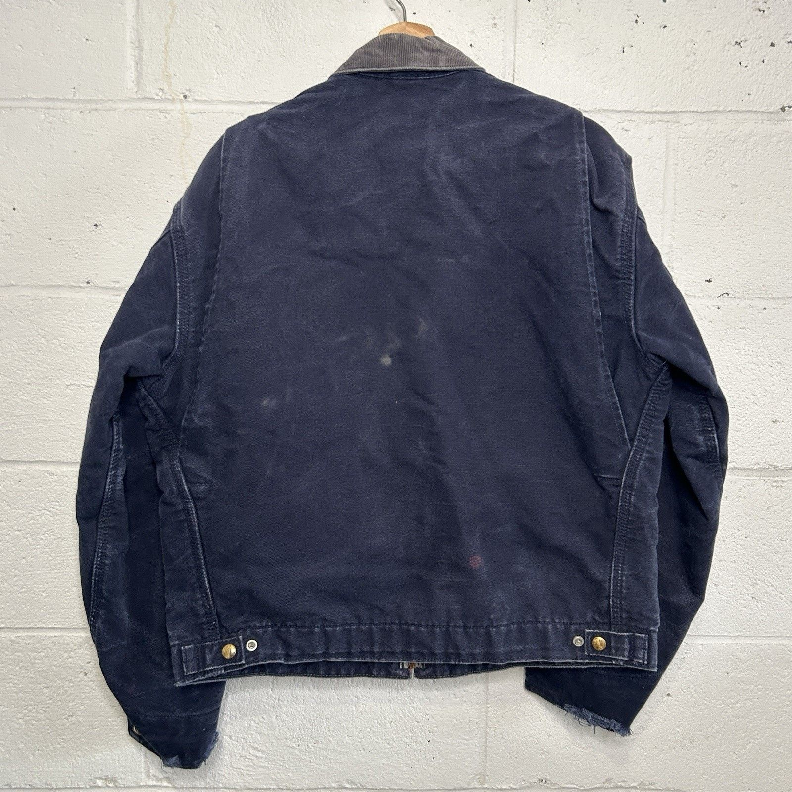 Carhartt Vintage Carhartt Blanket-Lined Detroit Jacket “Dark Navy” Size US L / EU 52-54 / 3 - 2 Thumbnail