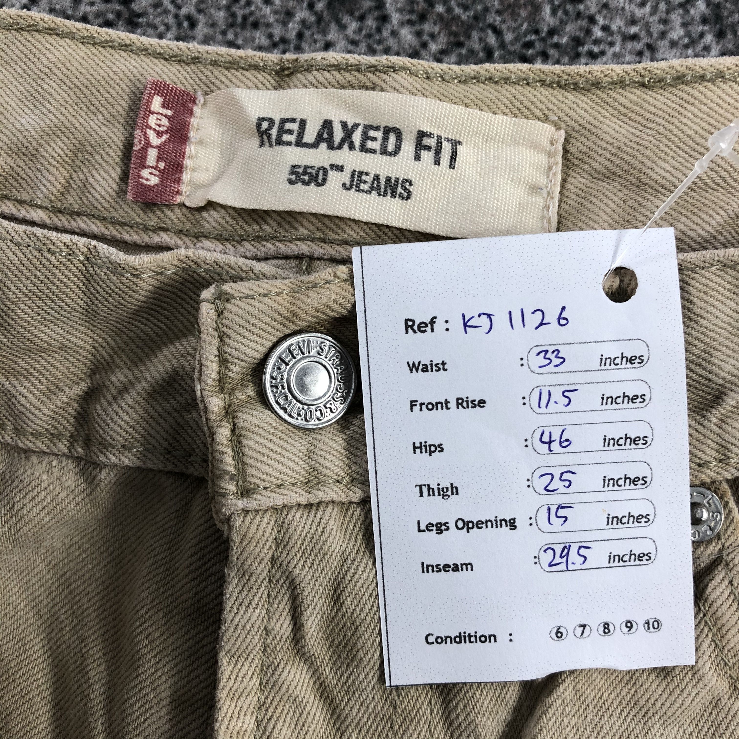 Levi's Vintage Levi's 505 Jeans Relaxed Fit Denim KJ1126 Size US 32 / EU 48 - 17 Thumbnail