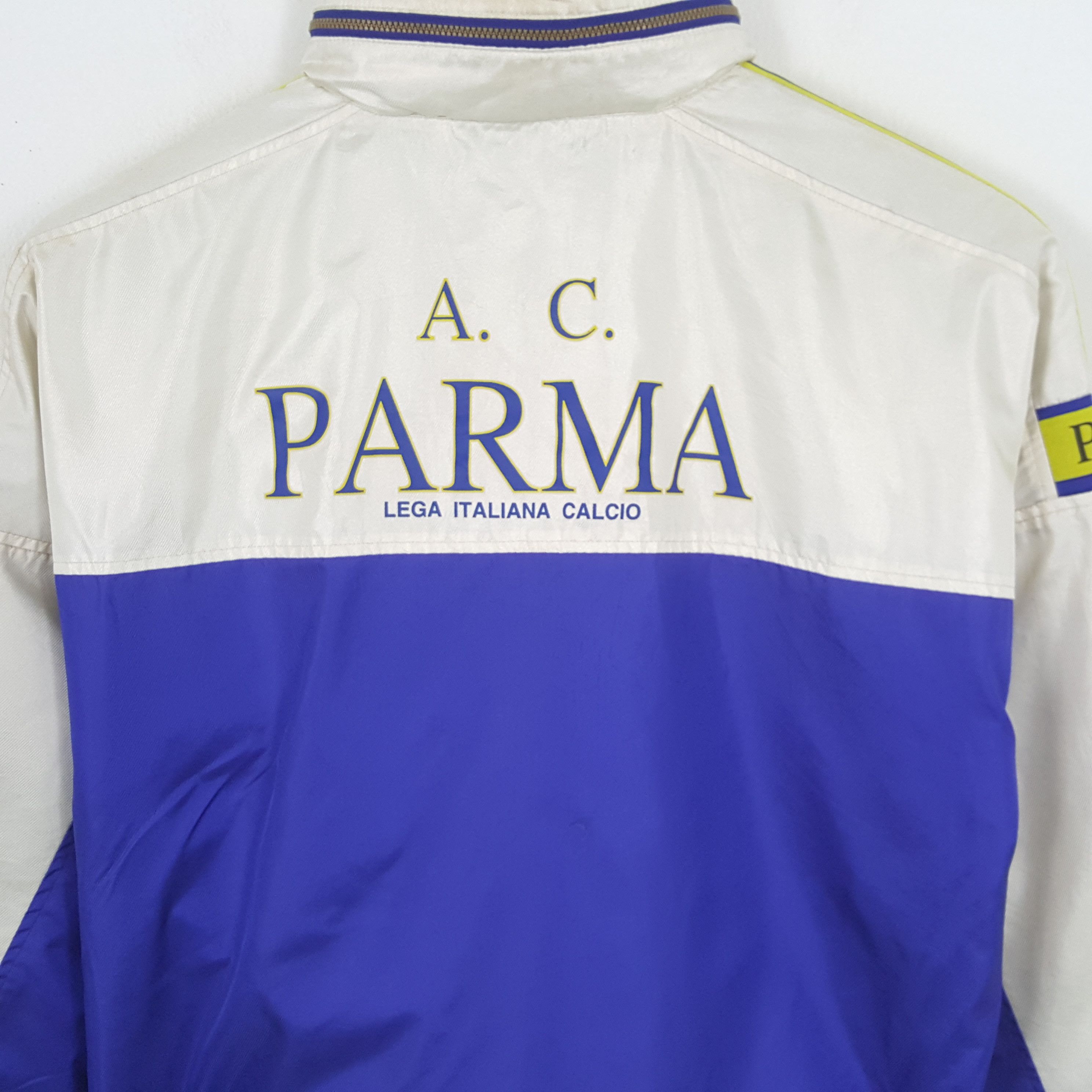 Vintage PARMA ITALIAN LEAGUE Football Club Jacket Size US L / EU 52-54 / 3 - 2 Thumbnail