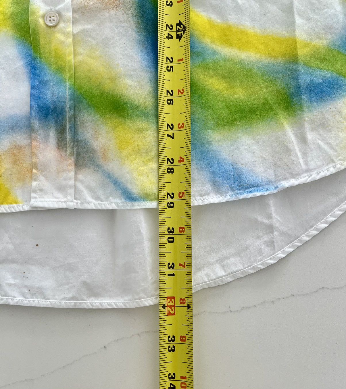 Marni New MARNI Scribble Spray Paint Multicolour Oxford Shirt 50 Size US M / EU 48-50 / 2 - 19 Thumbnail