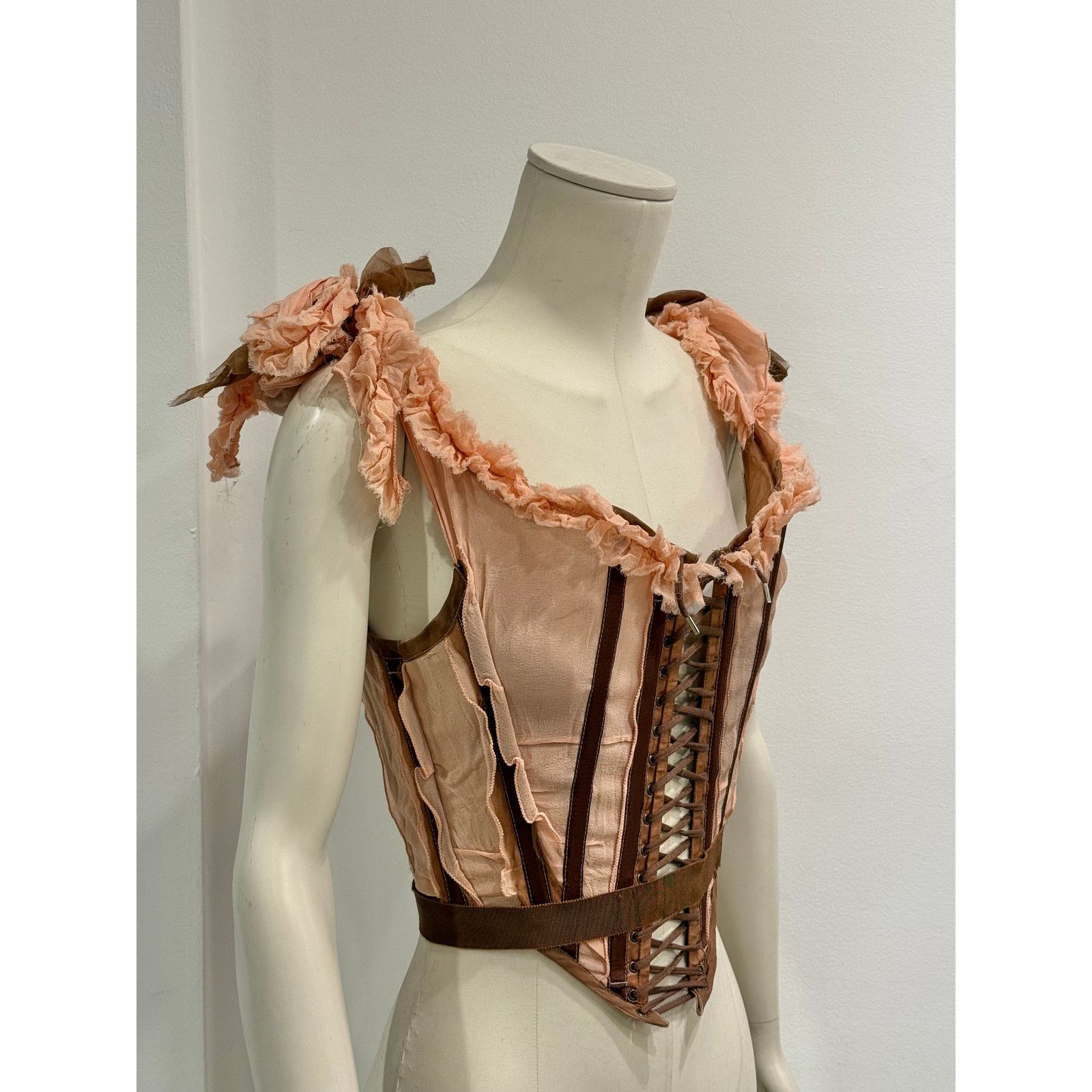 Jean Paul Gaultier S/S2005 Jean Paul Gaultier runway ruffled corset Size S / US 4 / IT 40 - 7 Thumbnail